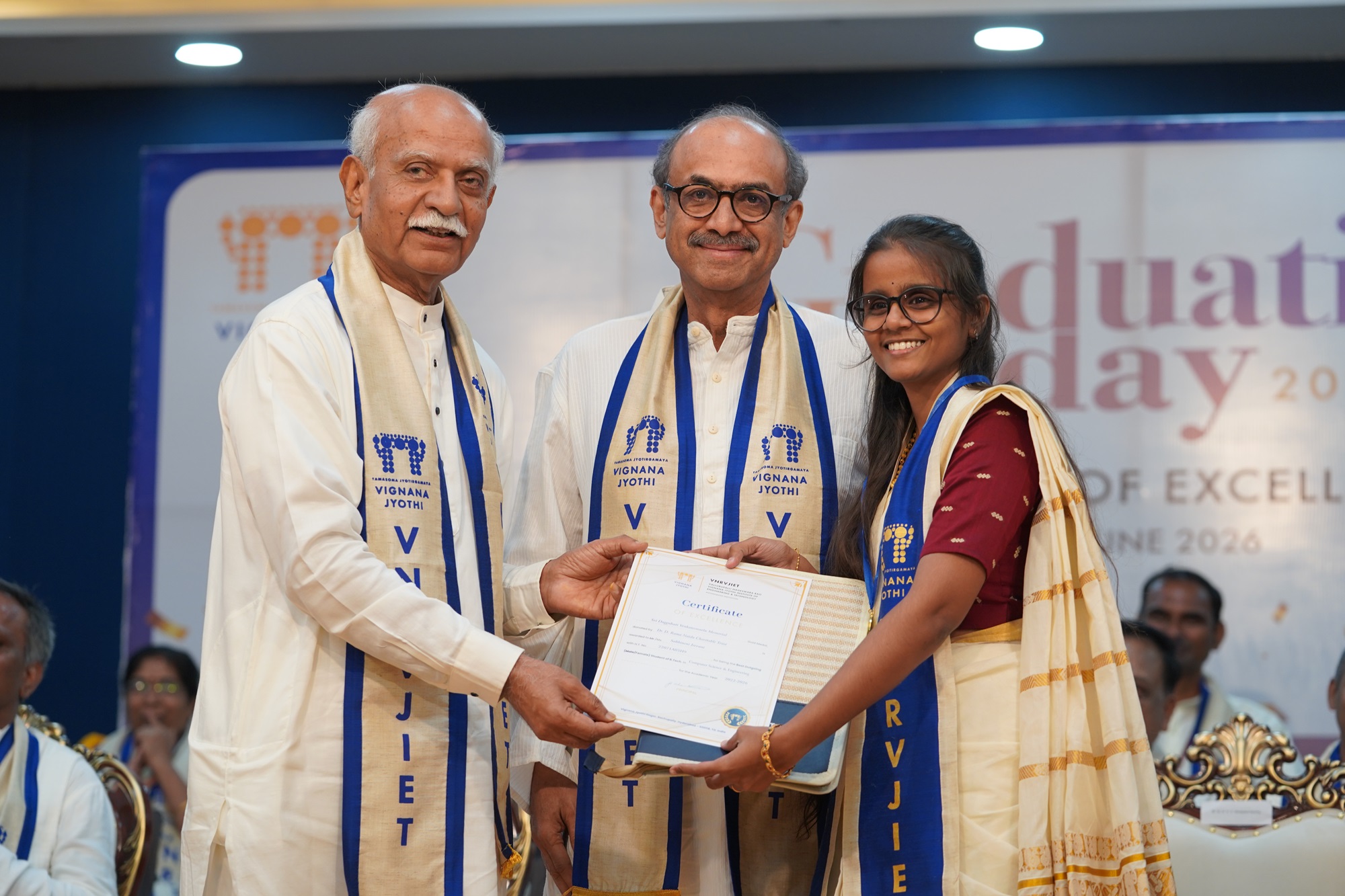 VNR Vignana Jyothi Institute of Engineering & Technology Celebrates Graduation Day, Confers Degrees on over 1,800 Students