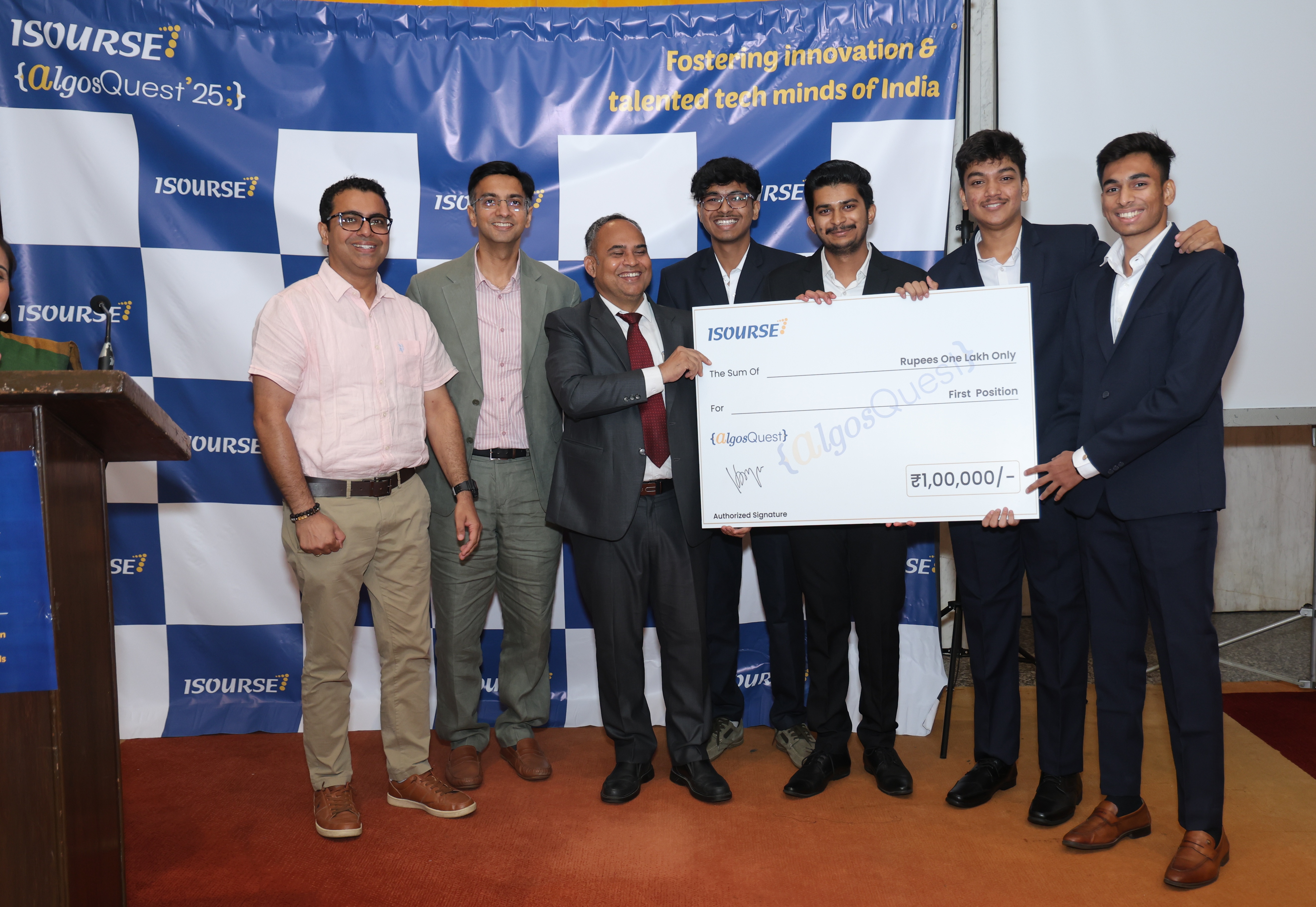 KIT&rsquo;s College, Kolhapur, Maharashtra, Triumphs at AlgosQuest&rsquo;25 Hackathon Finale