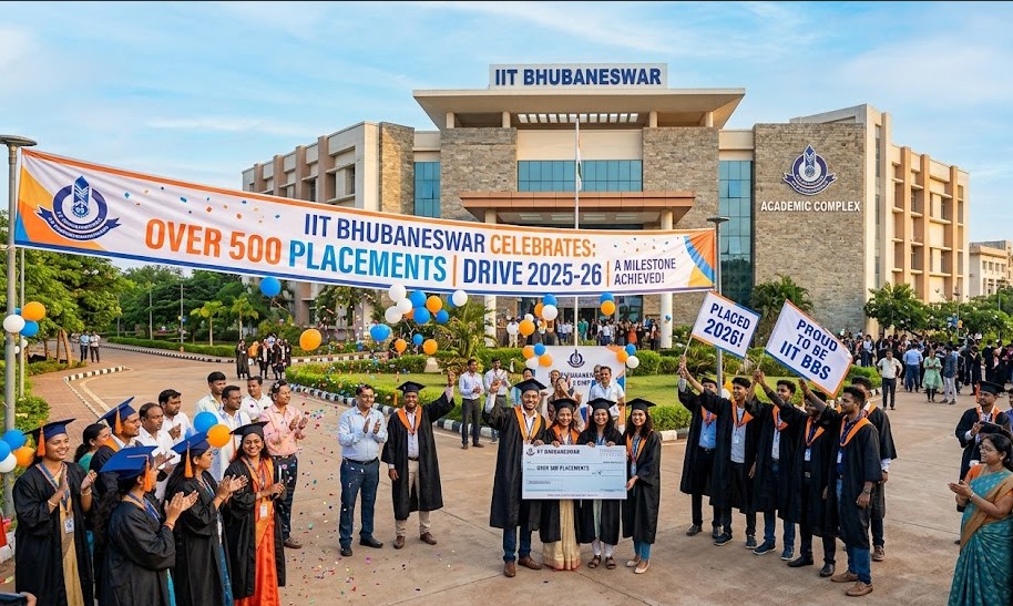 IIT Bhubaneswar Secures 500+ Placements in 2025-26 Campus Recruitment Drive