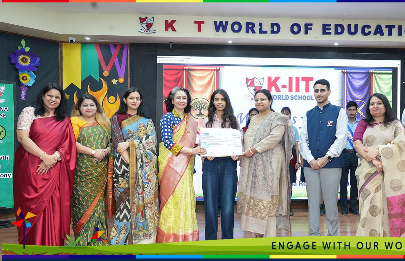 KIIT World School Honours Academic Excellence with Scholar Badges and Scholarships