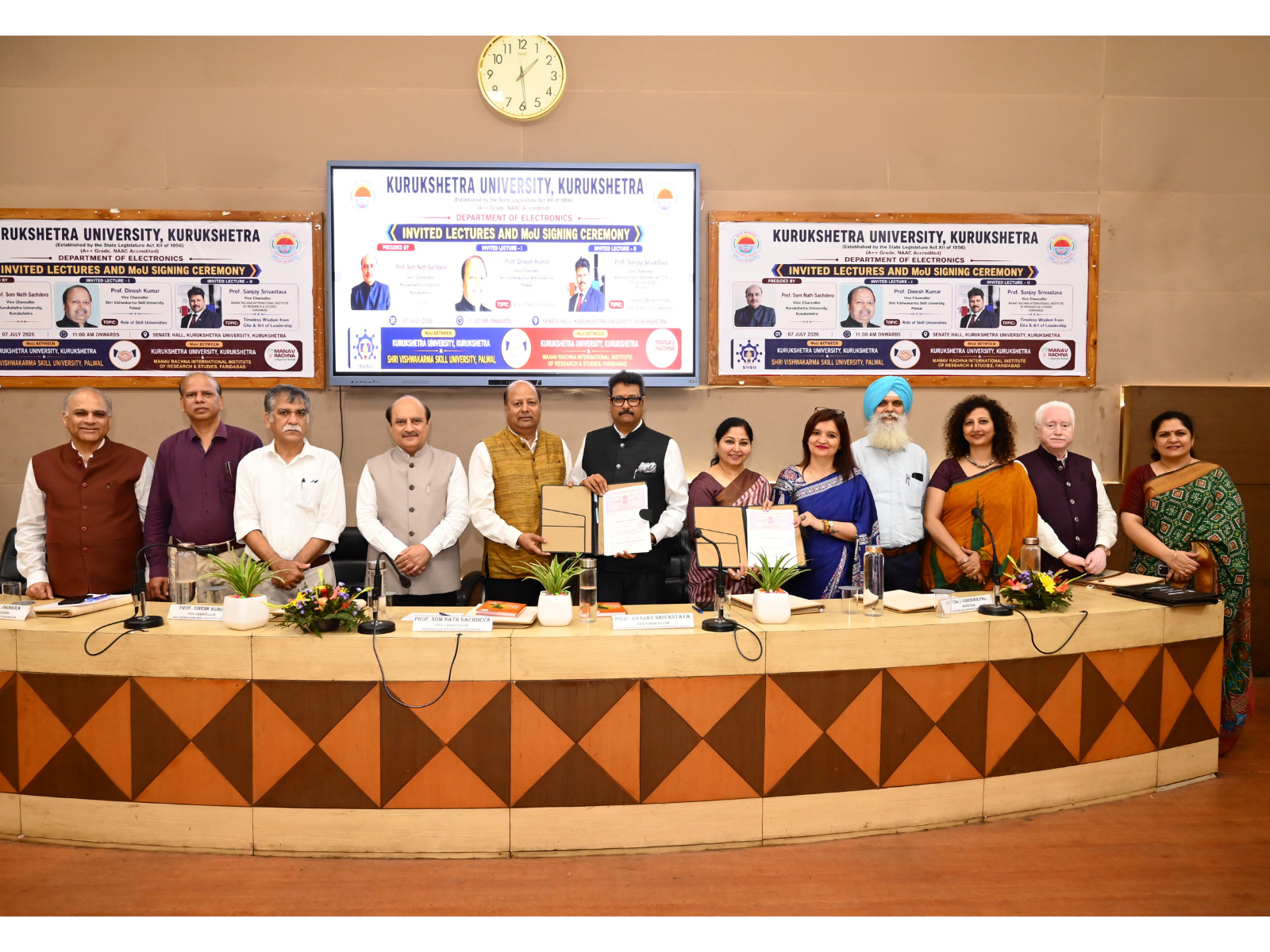 Three Haryana Universities Sign MoUs to Advance Research and Academic Exchange