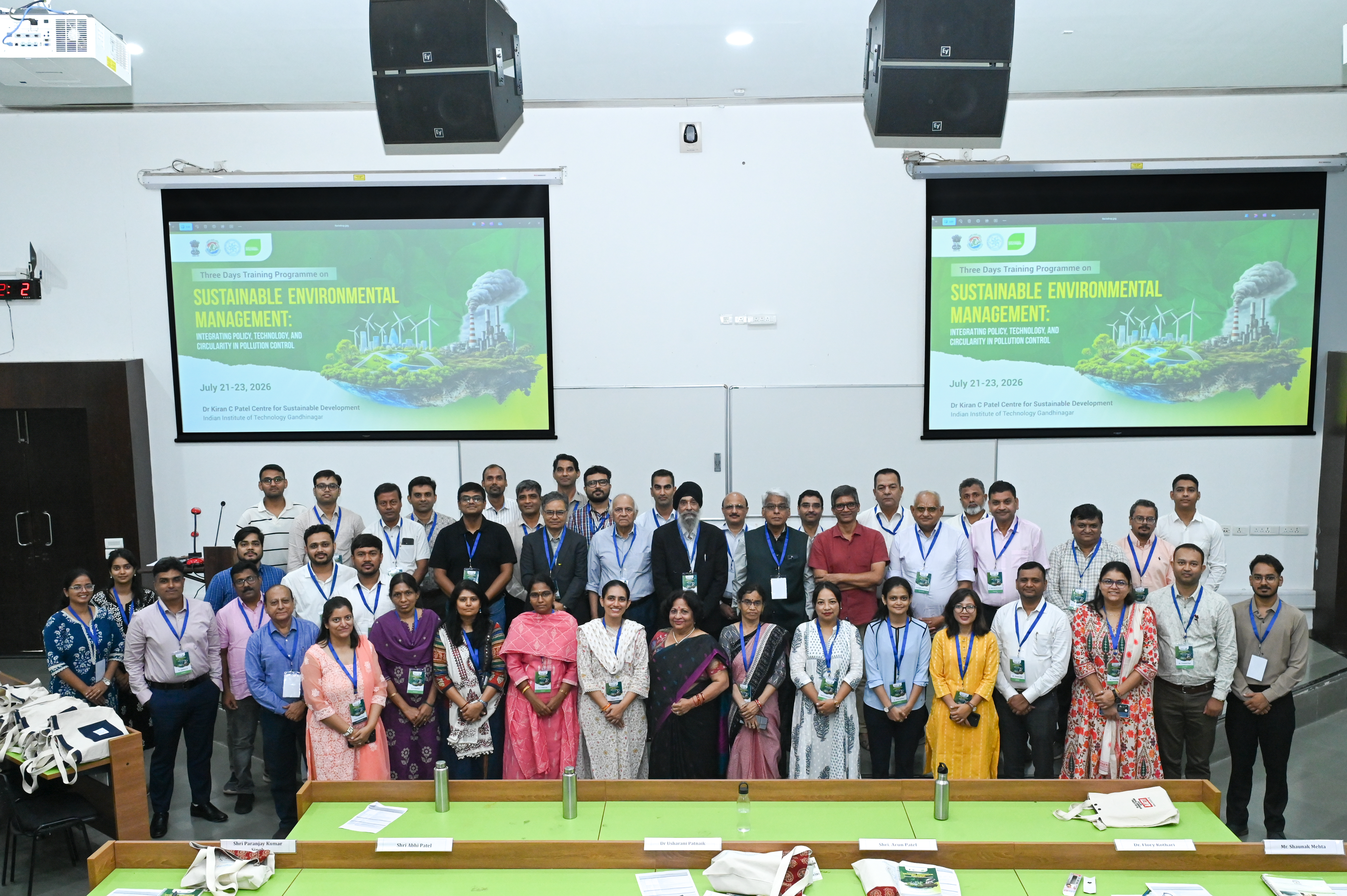 IIT Gandhinagar Hosts Three-Day Training Programme on Sustainable Environmental Management & Pollution Control
