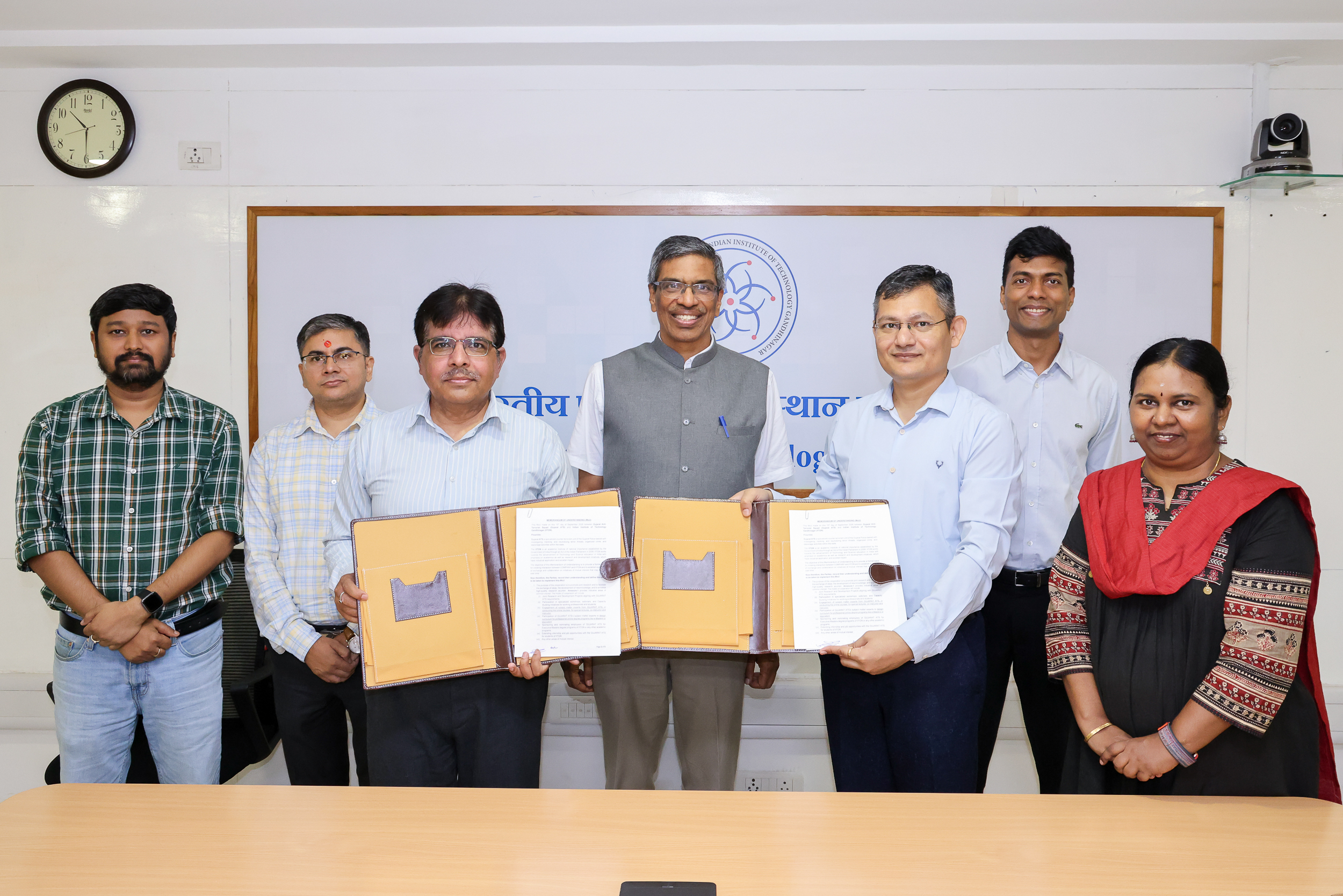IIT Gandhinagar and Gujarat ATS sign MoU