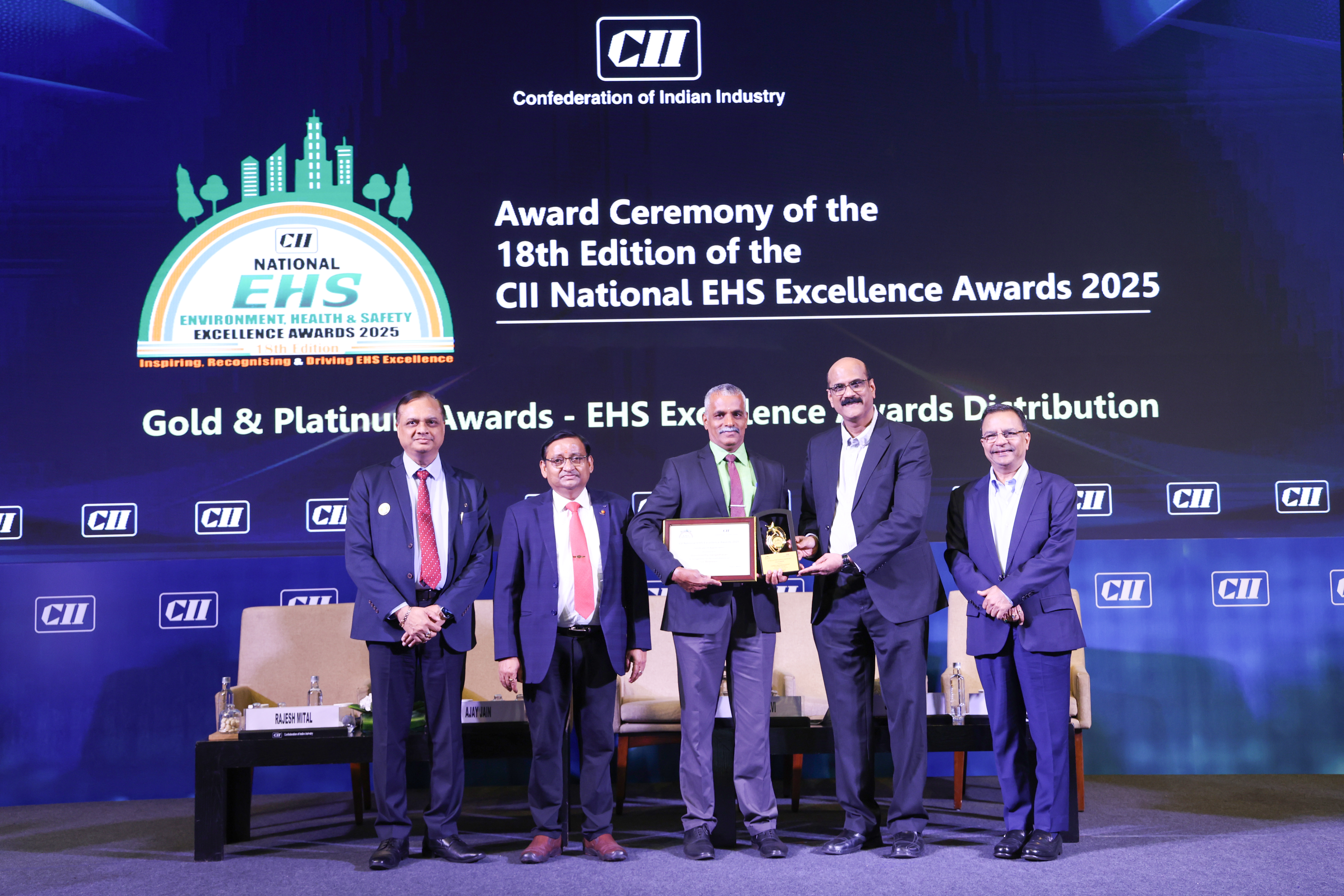 KL Deemed to be University Wins Gold Award at CII EHS Excellence Awards 2025