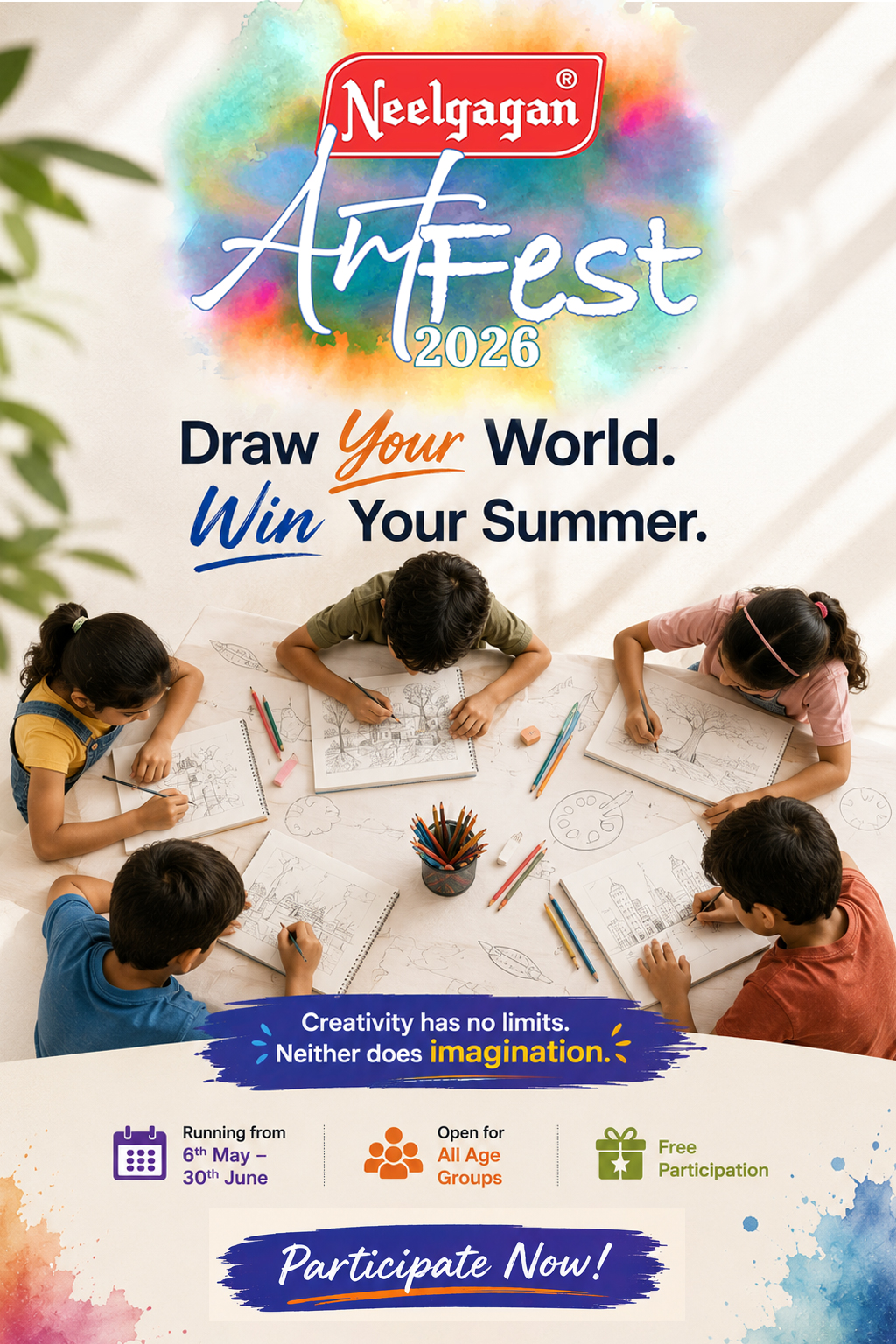 Neelgagan Launches &lsquo;Neelgagan Art Fest 2026&rsquo;, a 7-Week Nationwide Summer Art Competition for School Students