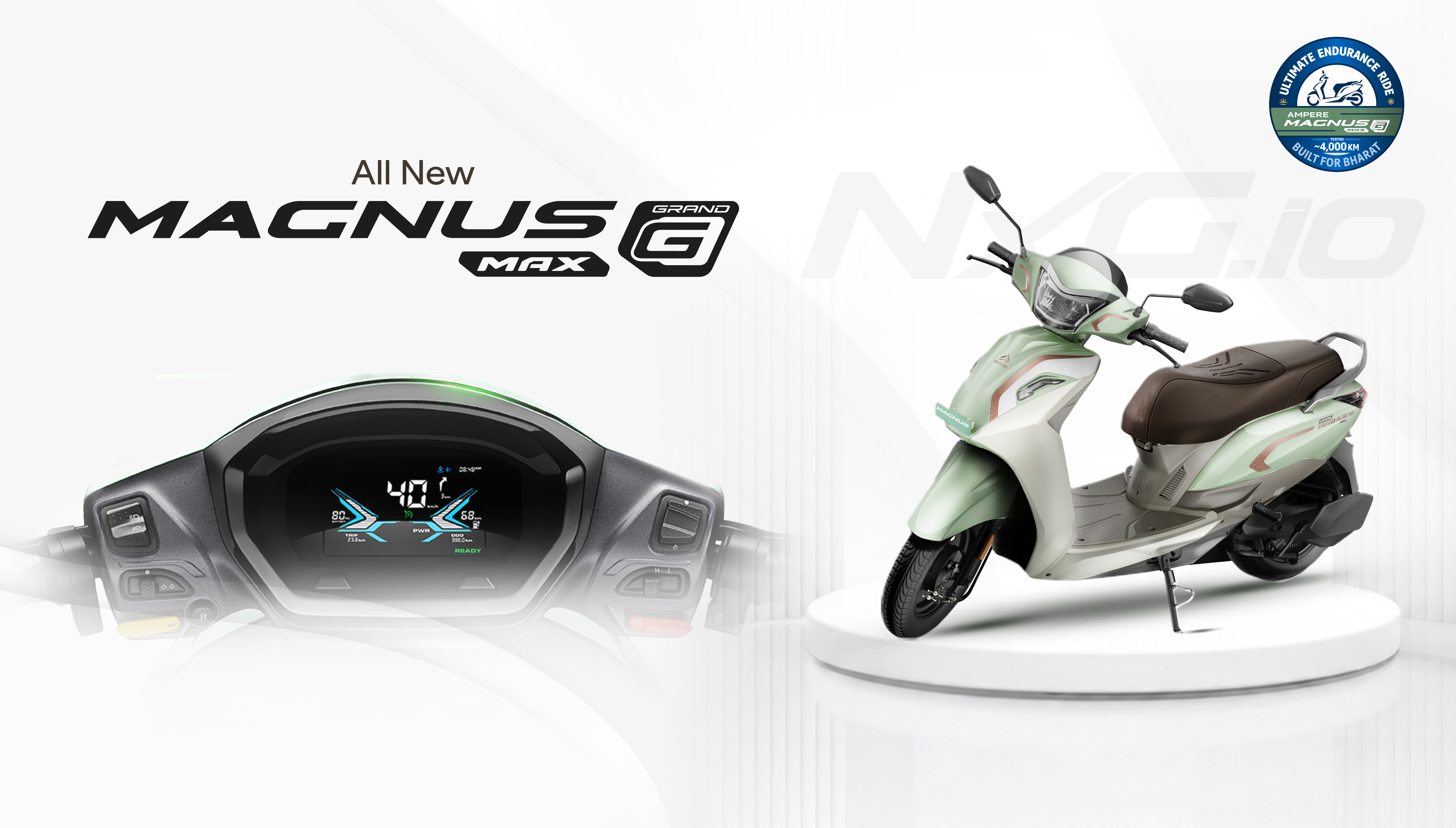 Ampere Magnus GMax Begins the Ultimate Endurance Ride - Sets Out on a ~4,000 km ride from East to West of India