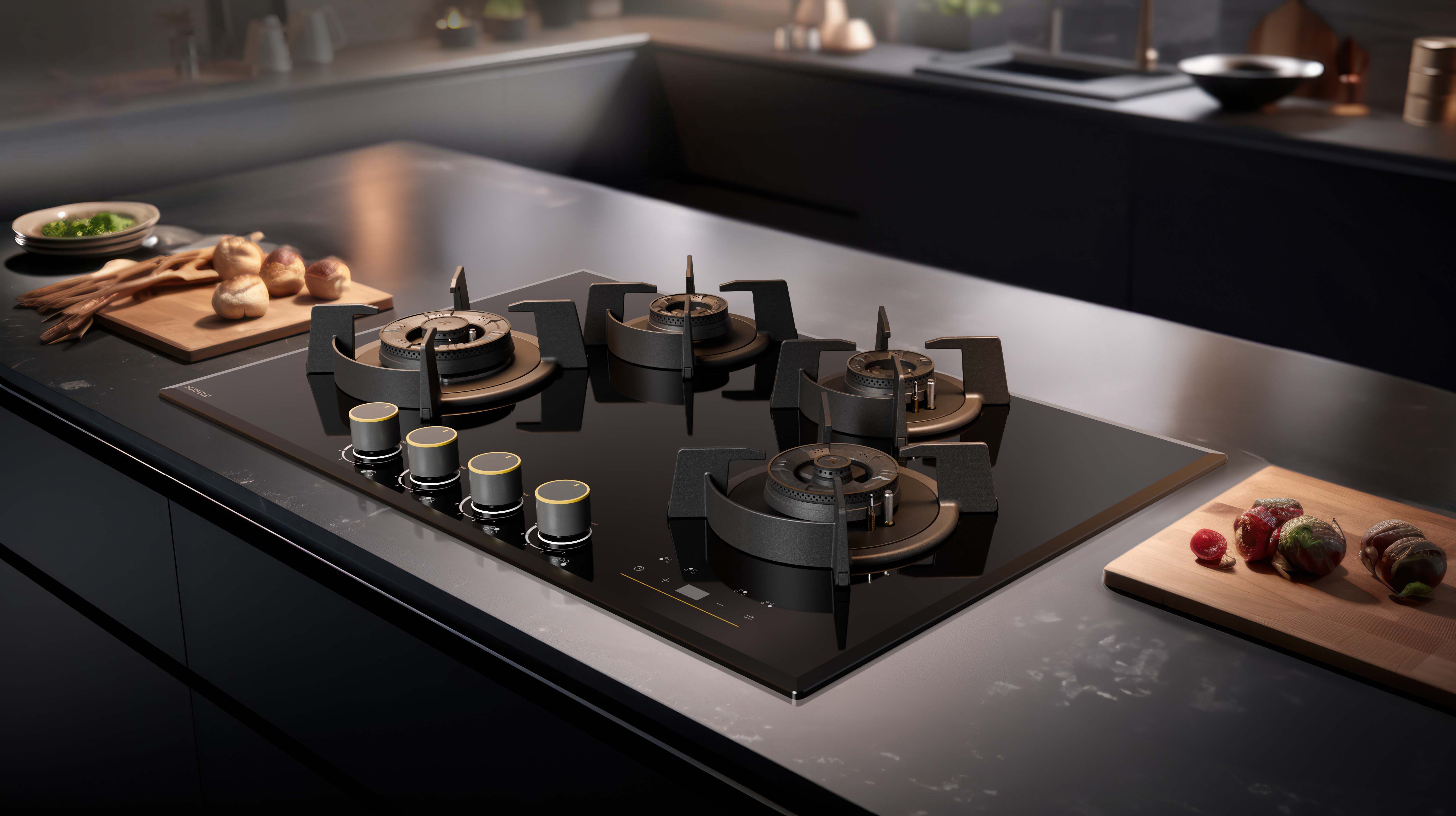 Häfele Cronus Digi-Step Hobs Reinforce Everyday Kitchen Safety with Flame Protection