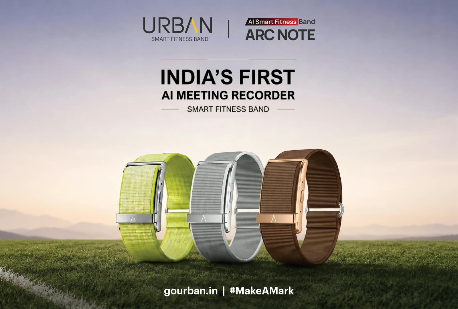 URBAN unveils ARC NOTE, India&rsquo;s first AI Meeting Smart Fitness Band