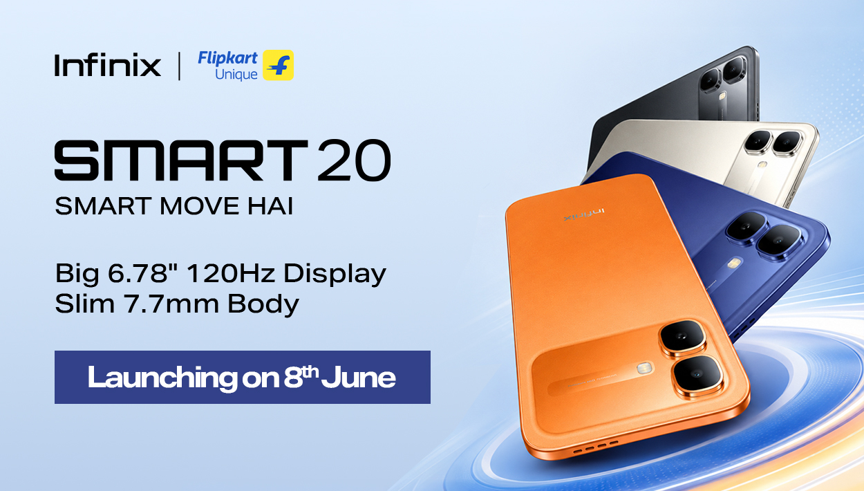 Infinix SMART 20 Launches on 8 June with Stylish Design, Durability and Value for Everyday Users