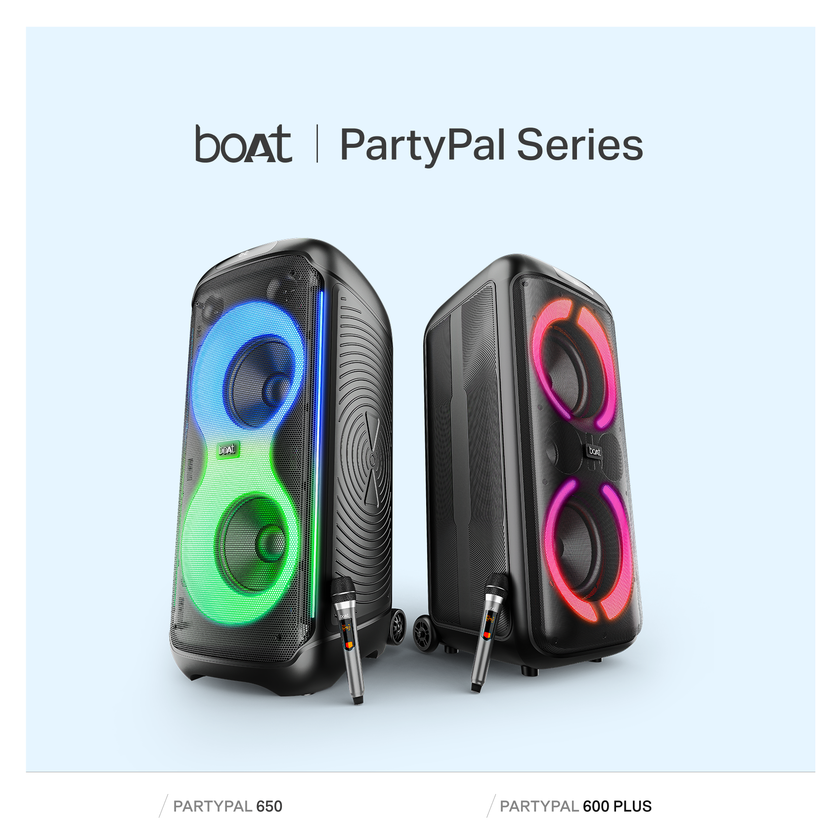 boAt Launches New PartyPal Speaker Series with Karaoke ProTuner, DJ Controls and RGB Lighting, Starting at ₹9,499