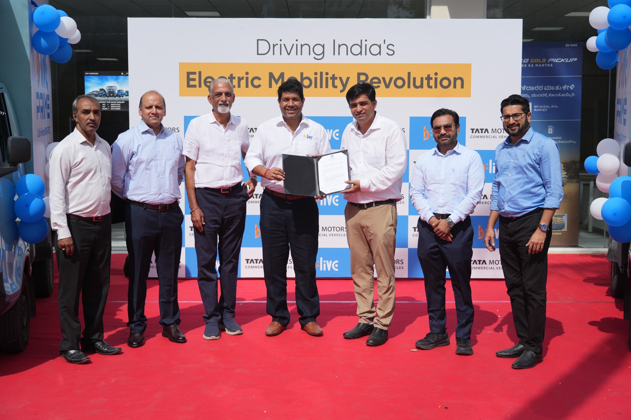 BLive inks initial pact with Tata Motors to deploy 1,000 electric mini trucks