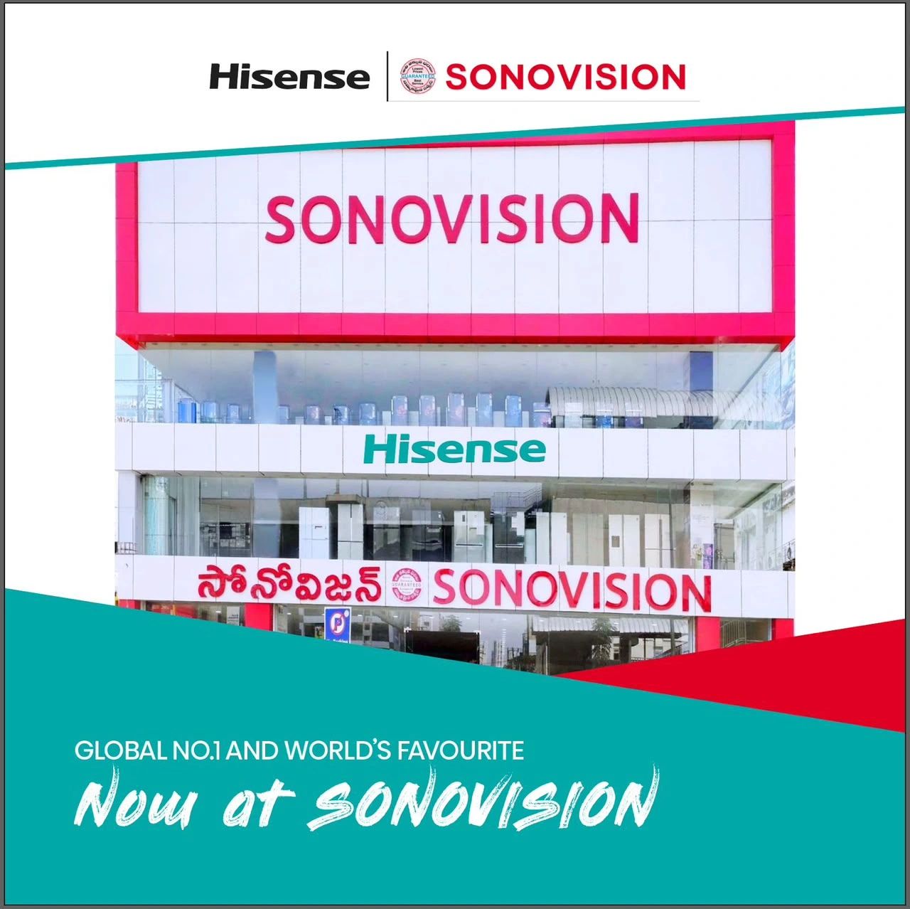 Hisense India Expands South India Presence Through Partnership with Sonovision Across 86  Retail Outlets