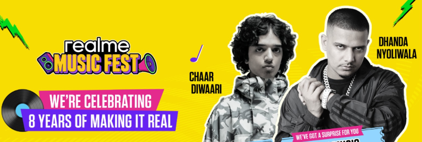 realme announces flash sale on Music Fest tickets to celebrate 8 Glorious Years in India
