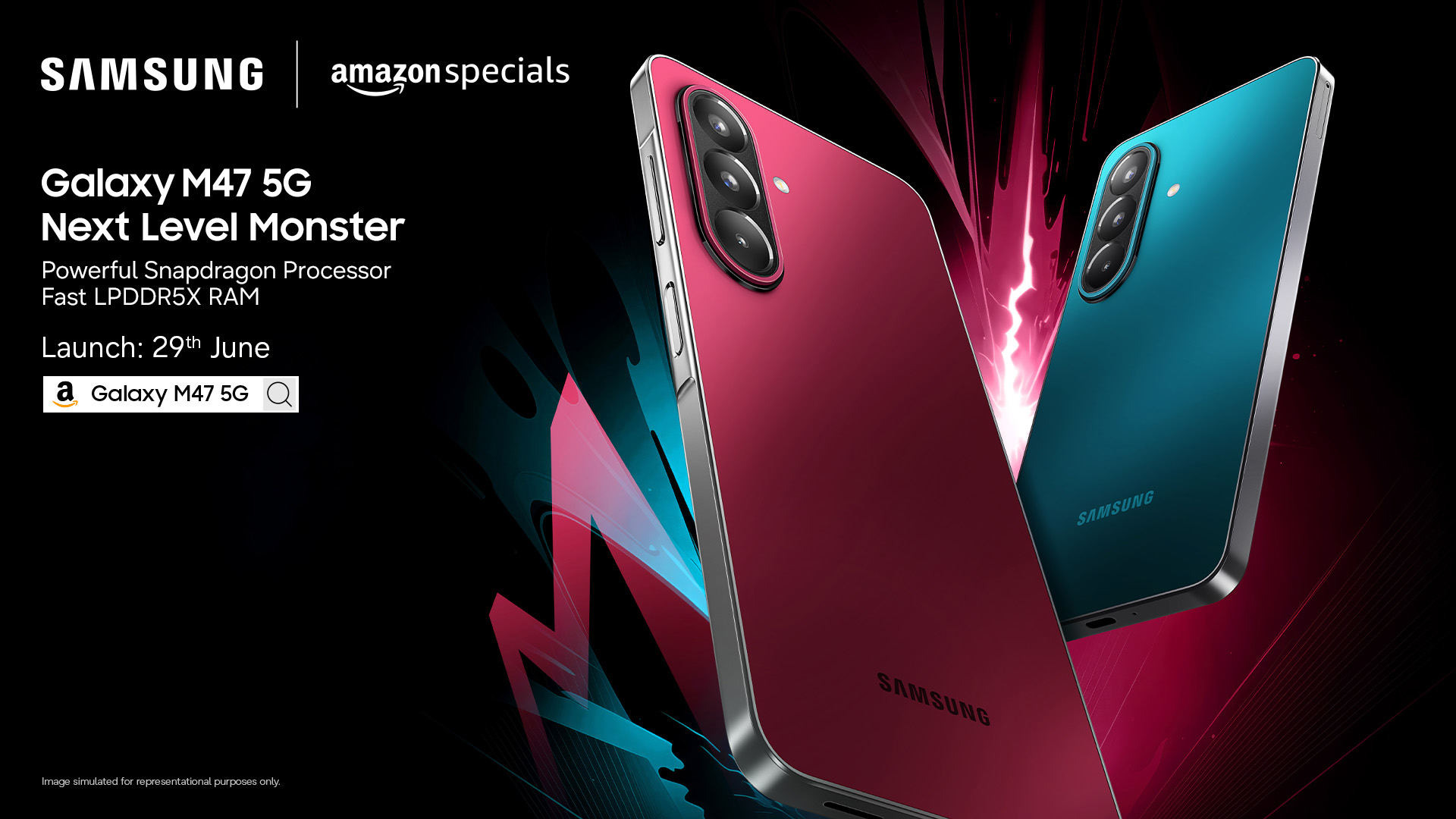 Galaxy M47 5G, Built for Performance and Durability, Set to Debut in India on June 29