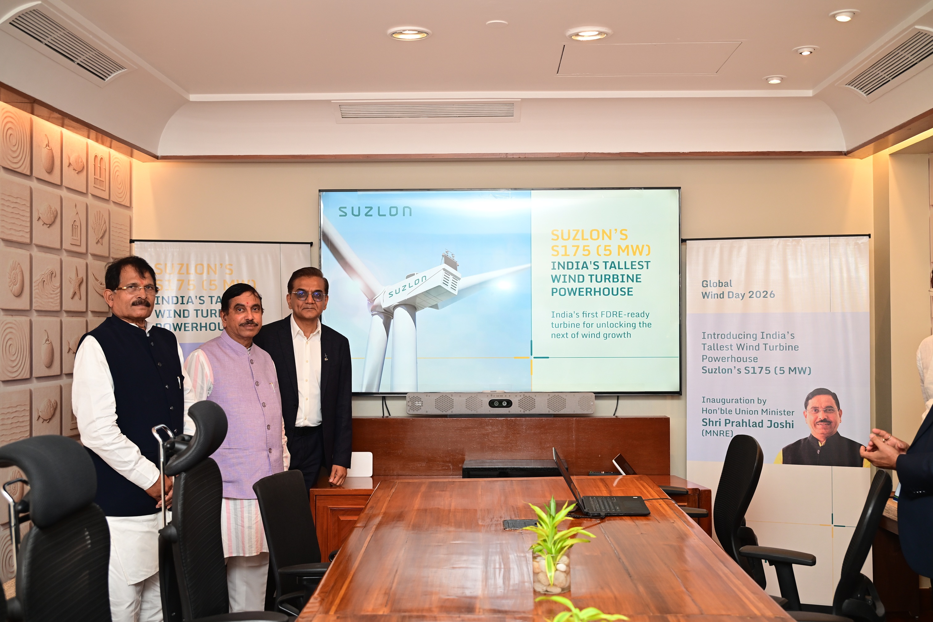 Suzlon today announced the launch of India’s tallest wind turbine powerhouse, the S175 (5 MW), following its successful commissioning at Vijayanagar, Karnataka.