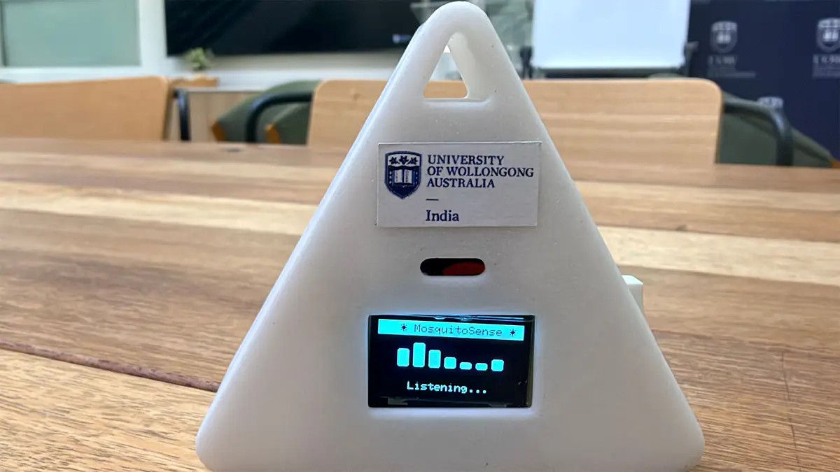 University of Wollongong India I Research Dr Kiran Mosquito AI Device