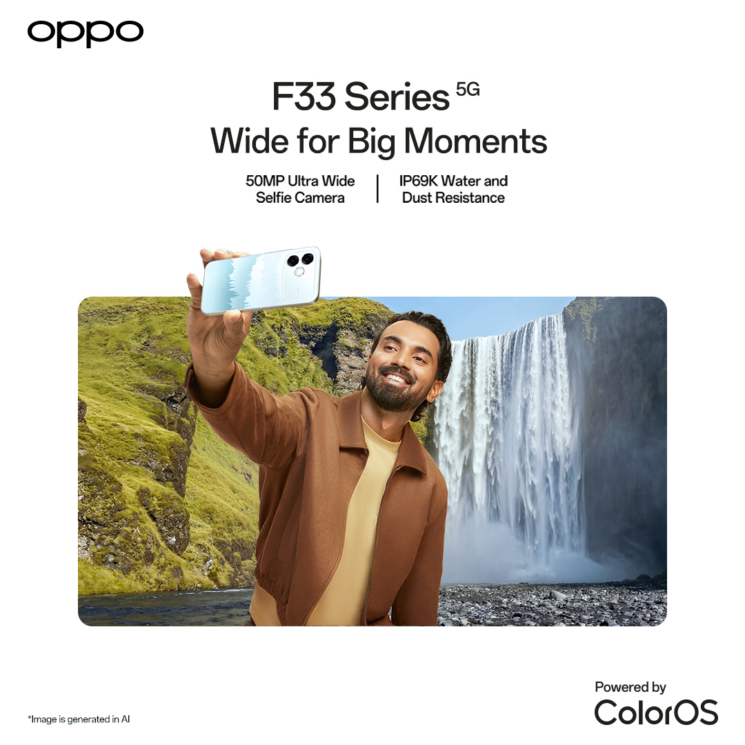 OPPO India Unveils 'Zindagi Ka Frame Wide Karo' Campaign ft. Cricketer KL Rahul Ahead of the F33 Series Launch