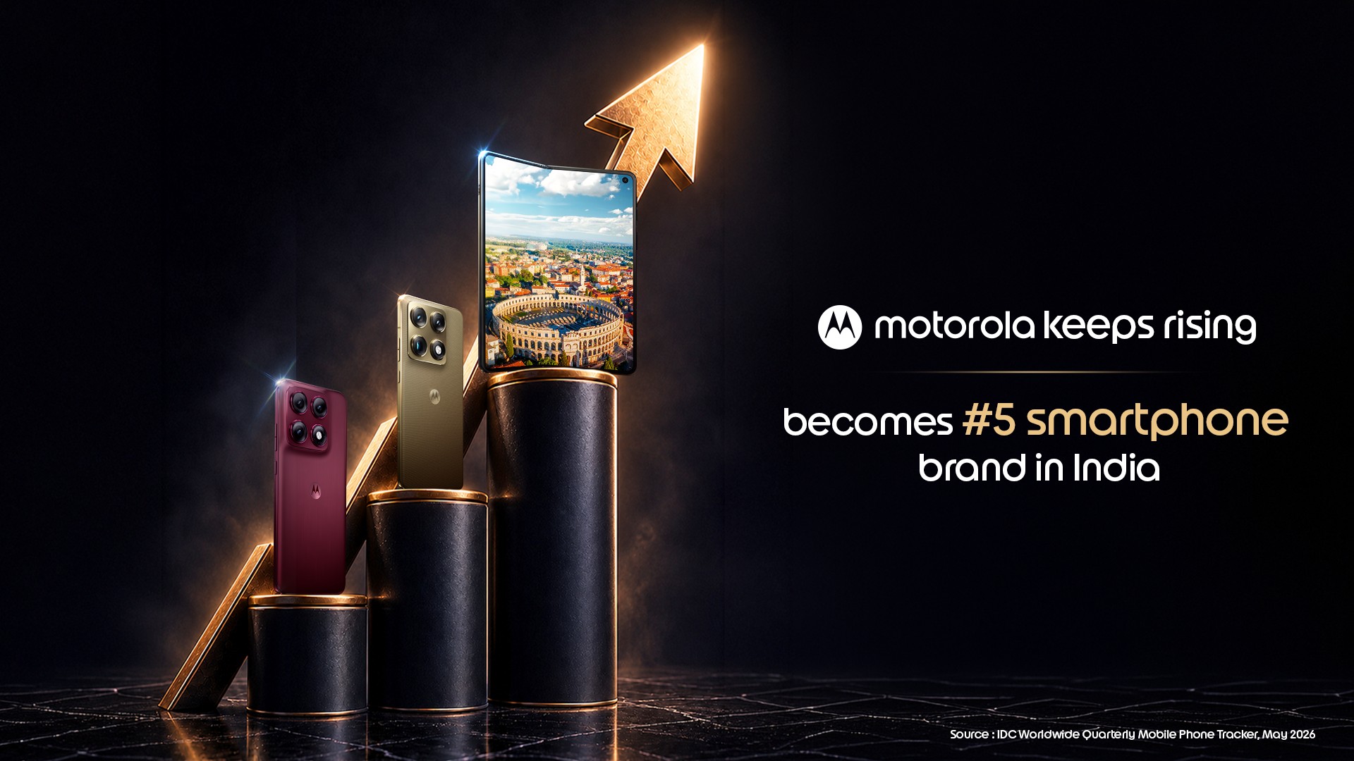 Motorola Enters India&rsquo;s  5 Smartphone Brands on Strong Premium Growth