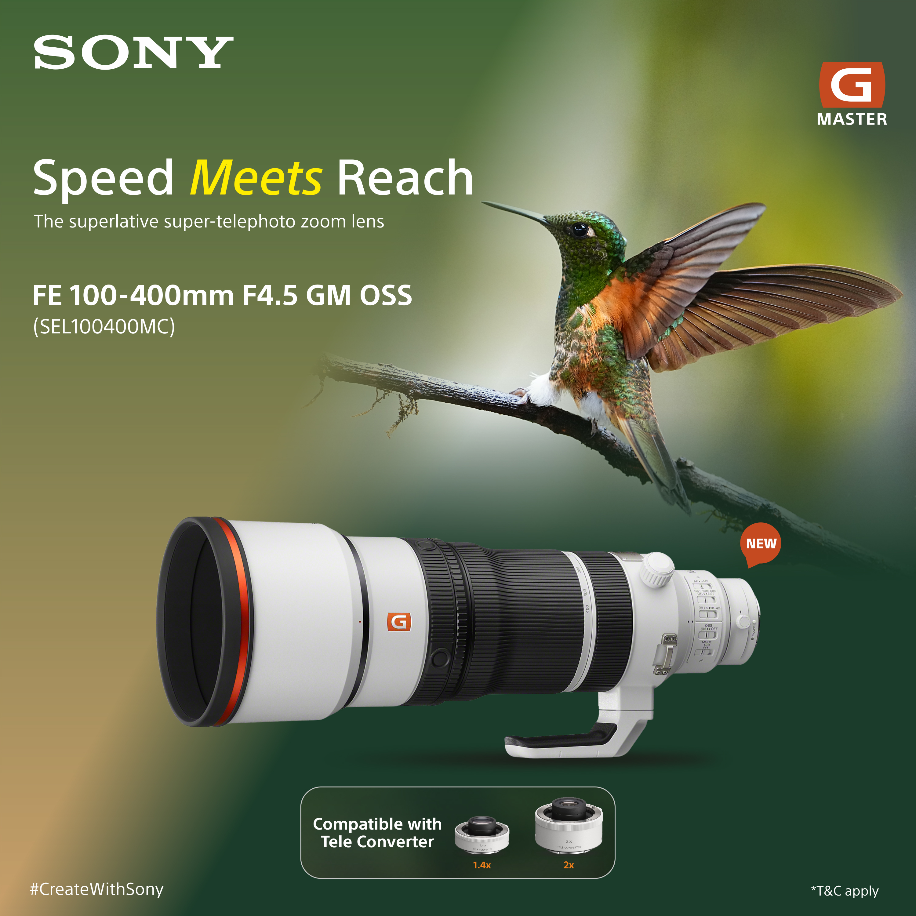 Sony India Launches FE 100-400mm G Master Super-Telephoto Lens
