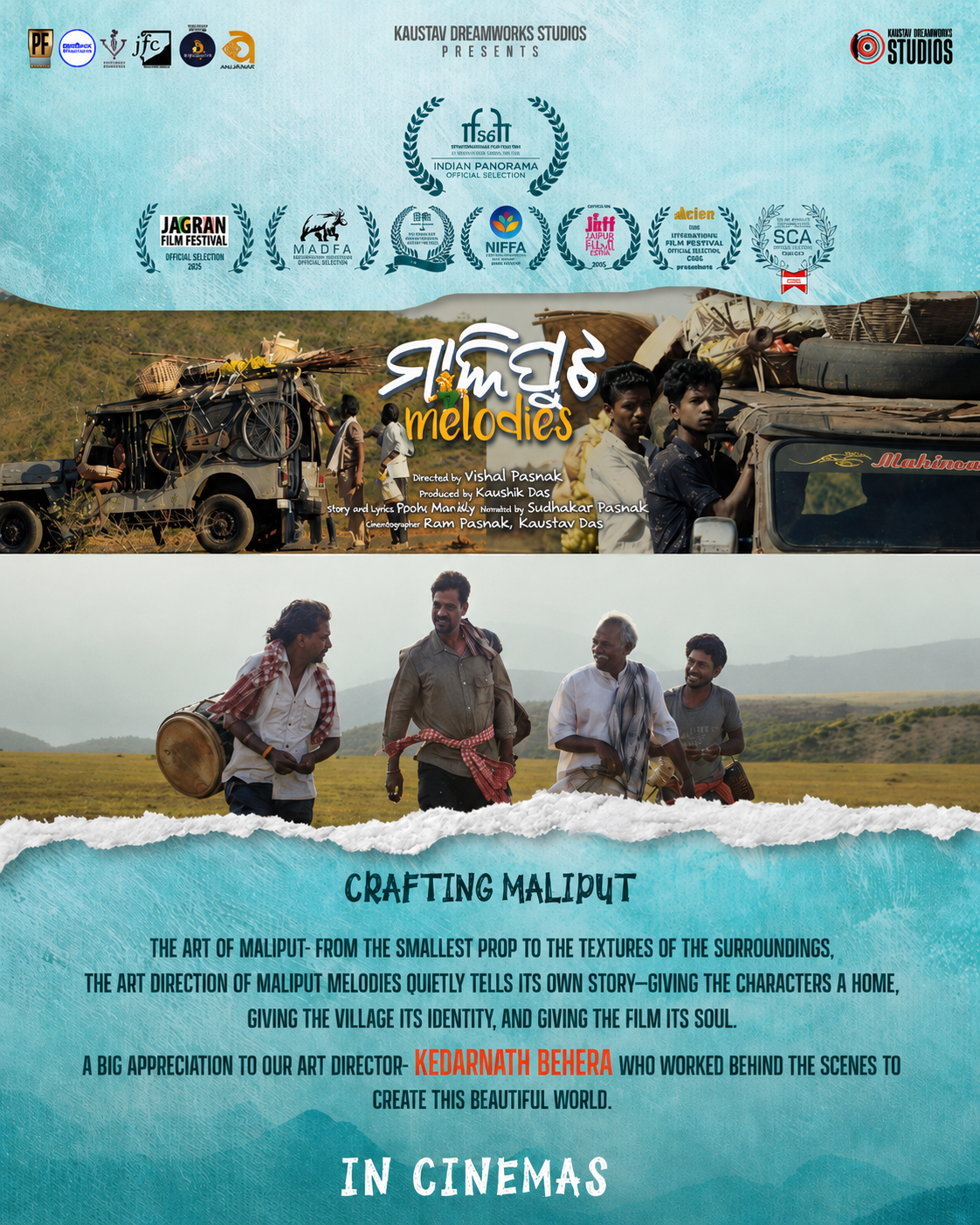 LagaJoy, the first single from award winning Odia film Maliput Melodies, is out now on AaoMusic