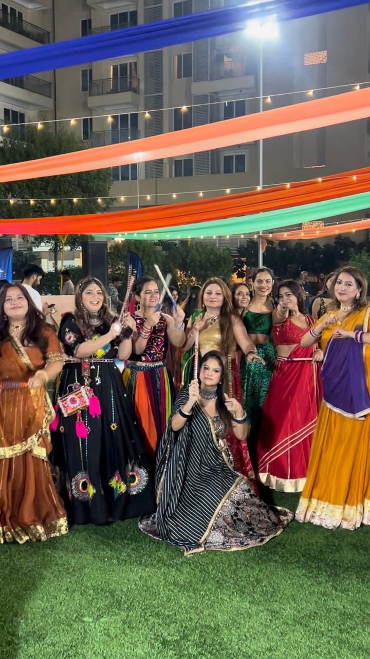 Ambience Creacions Celebrates Dandiya Night in Gurugram