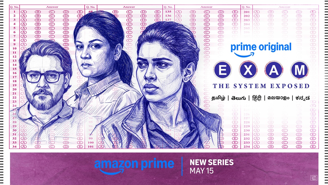 Prime Video Announces the Global Premiere Date of its Tamil Original Suspense Drama Exam, Launching on May 15