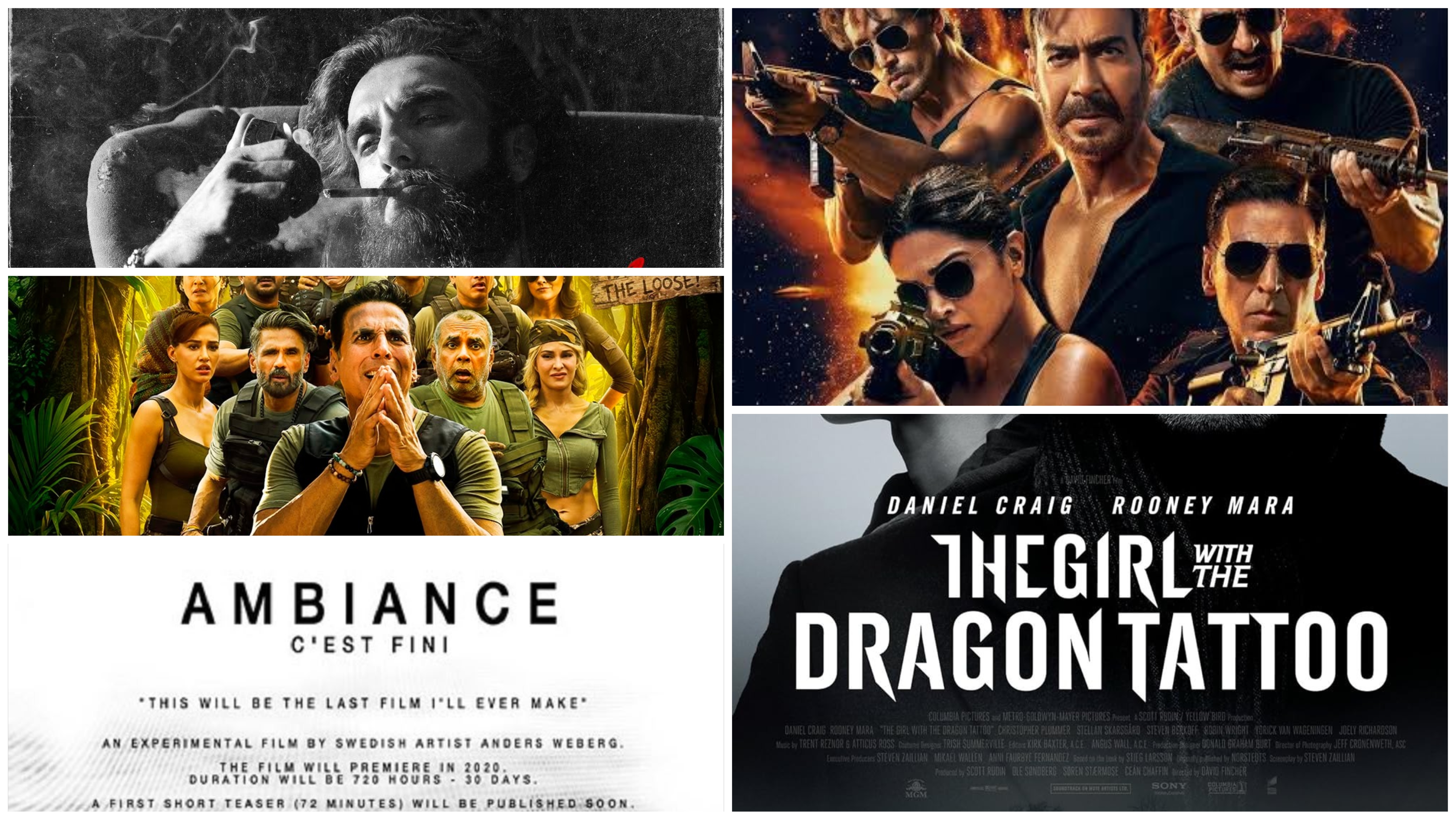 Ambience, Dhurandhar, Welcome To The Jungle - 5 films that had the longest trailers to date