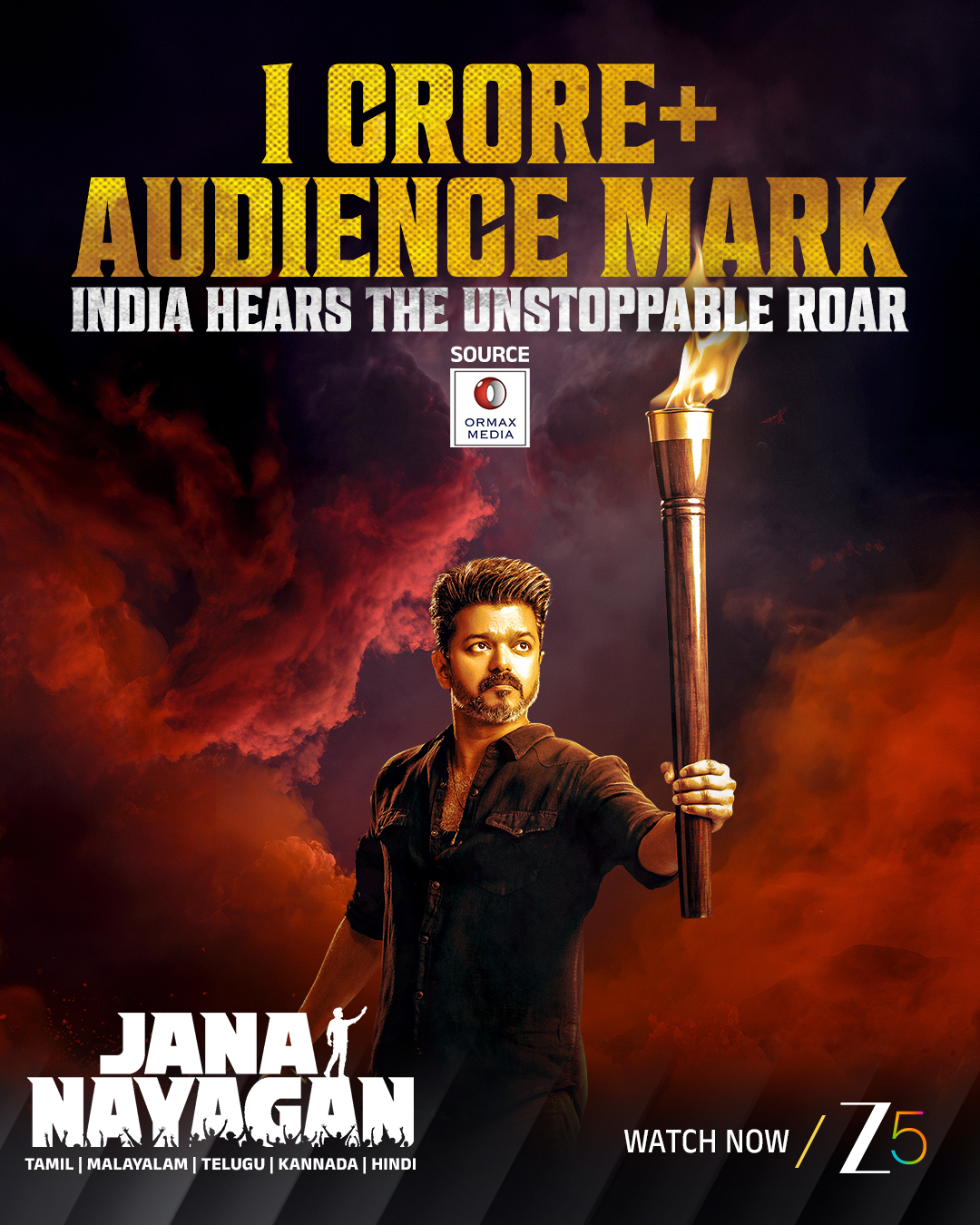 Jananayagan on Zee 5 Becomes the First Tamil Film to reach 1 Crore+ Viewers on OTT in 2026