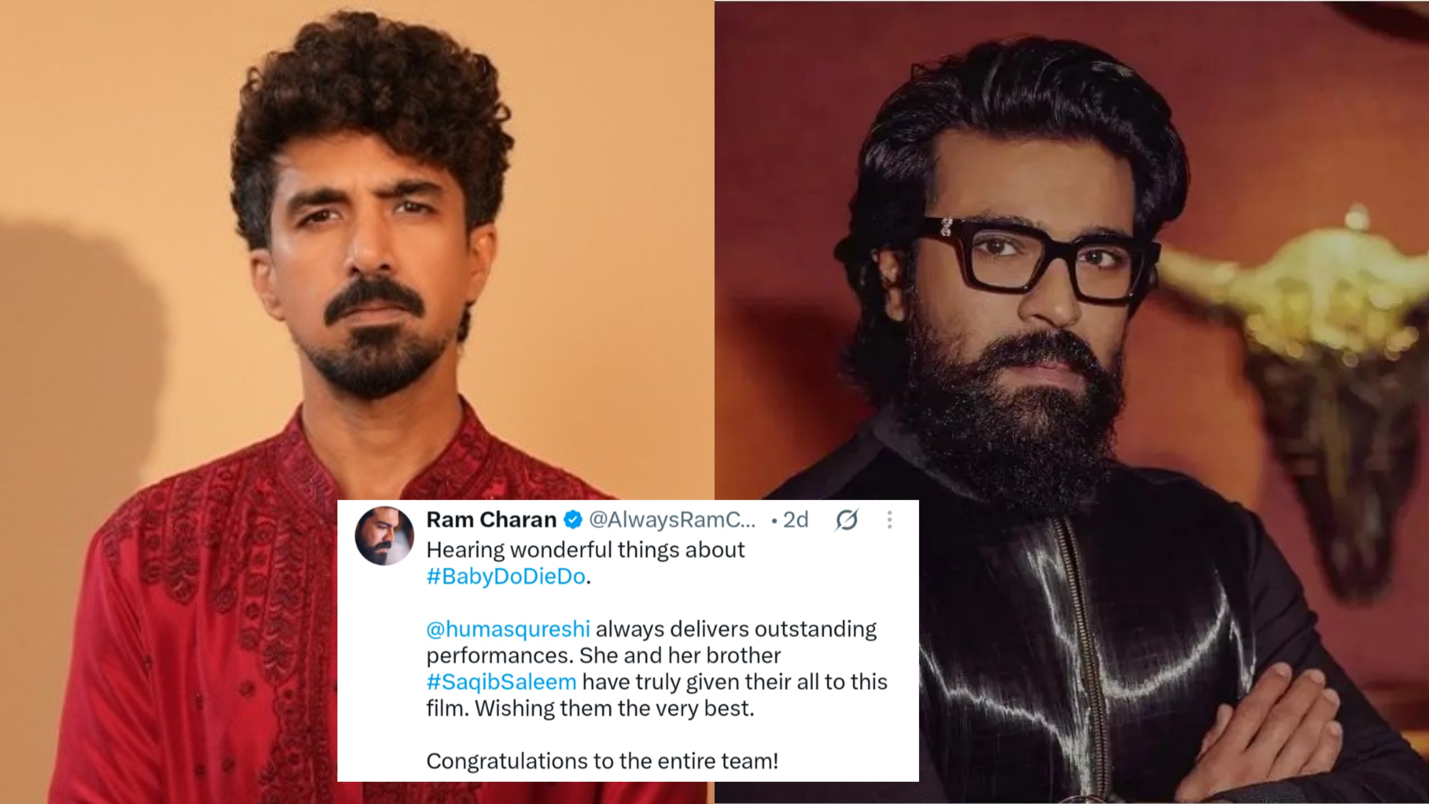 Saqib Saleem Earns Praise as Producer; Global Star Ram Charan Showers Love on Baby Do Die Do