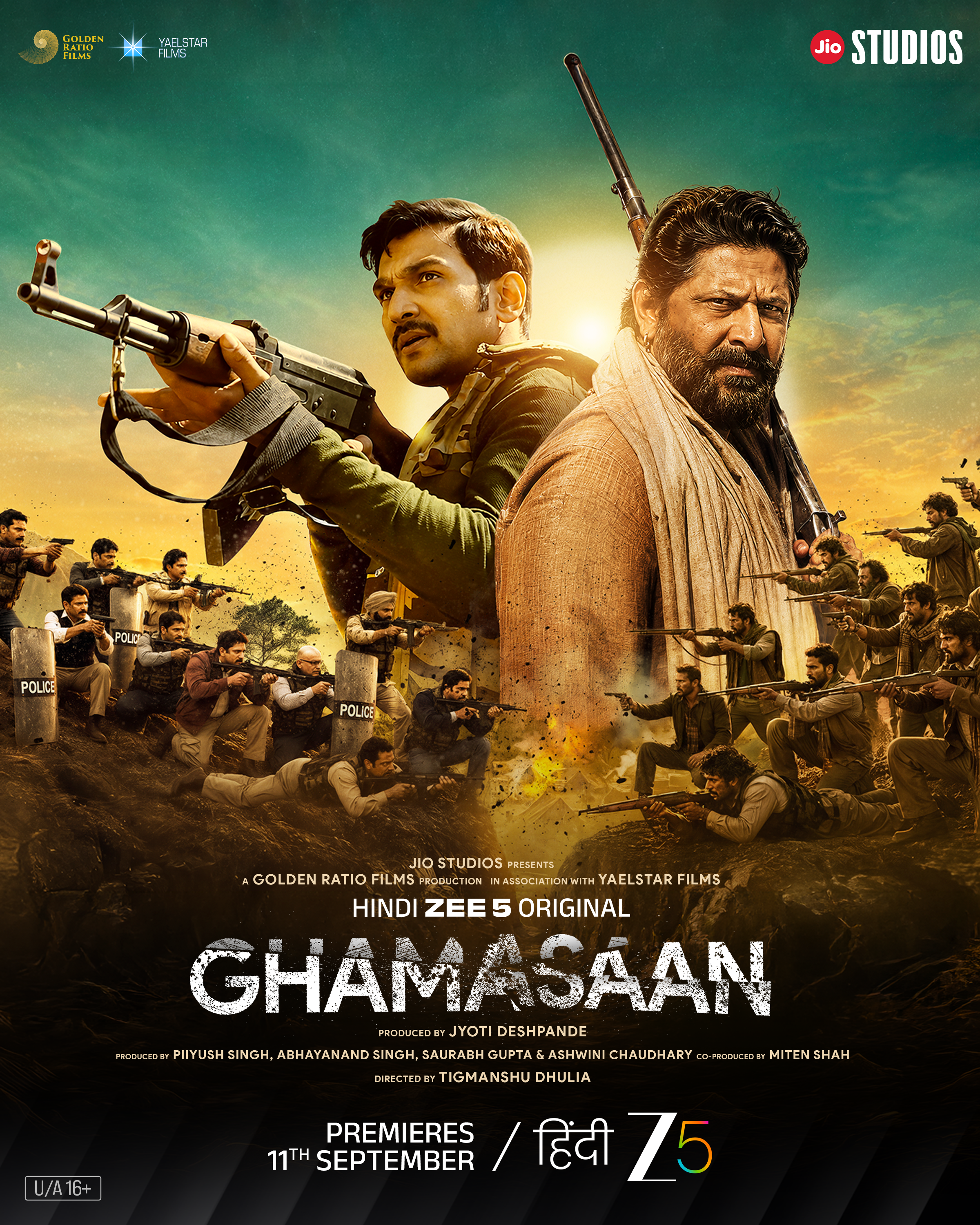 Zee 5 unveils the trailer of Jio Studios and Golden Ratio Films’ Ghamasaan, a Gritty Tale of Power, Politics & Survival