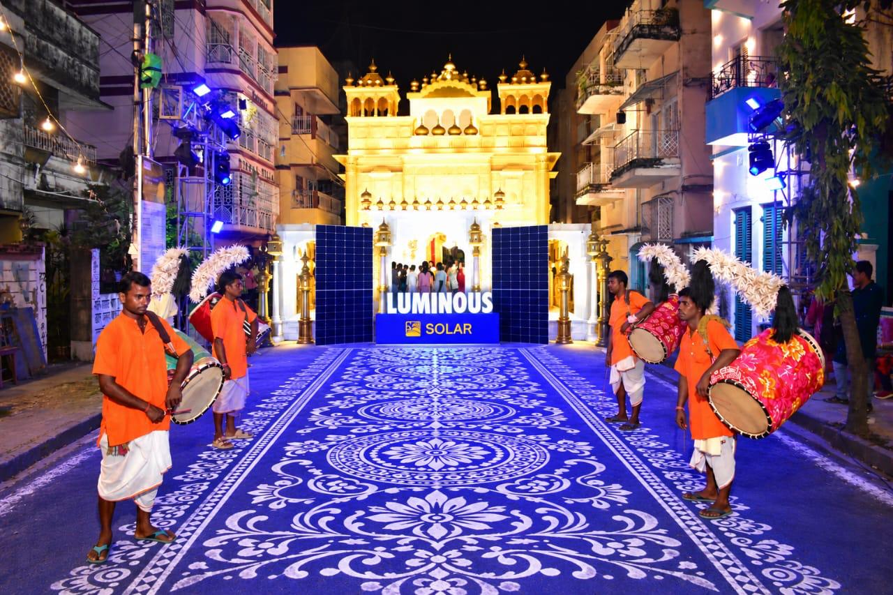 Luminous Solar Celebrates the Spirit of Durga Puja with 'Alo&rsquo;r Alpona'