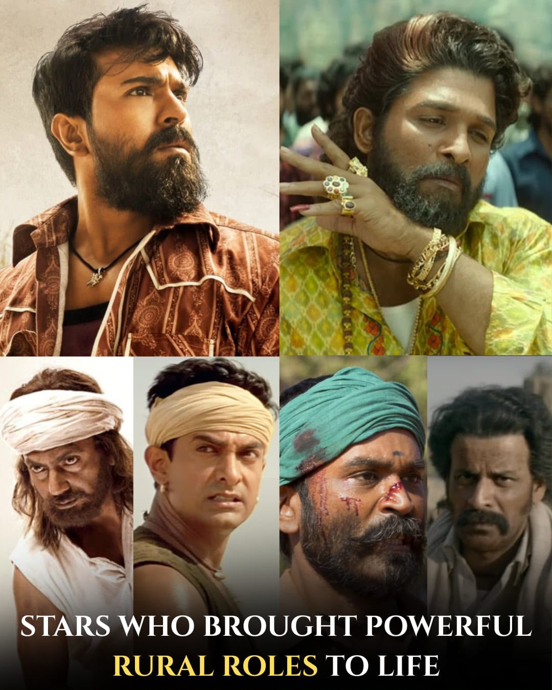 From Aamir Khan to Ram Charan: 6 Actors Who Made Rural Characters Iconic on Screen*