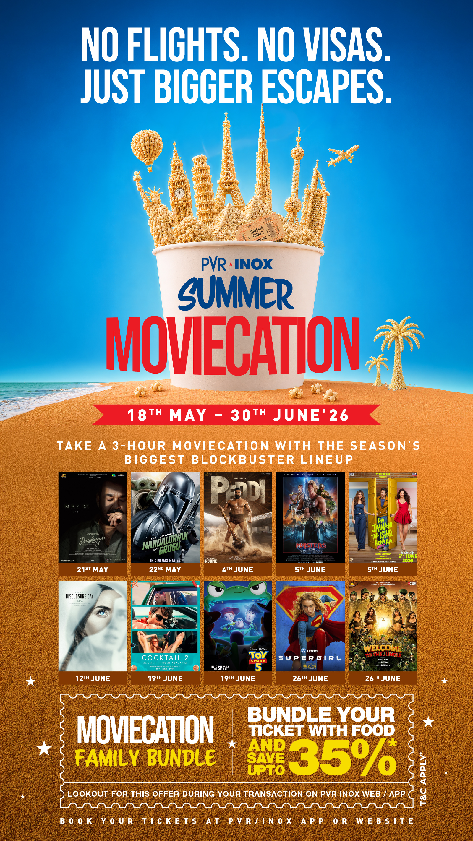 PVR INOX presents &lsquo;Summer Moviecation&rsquo;, a cheerful big-screen summer experience