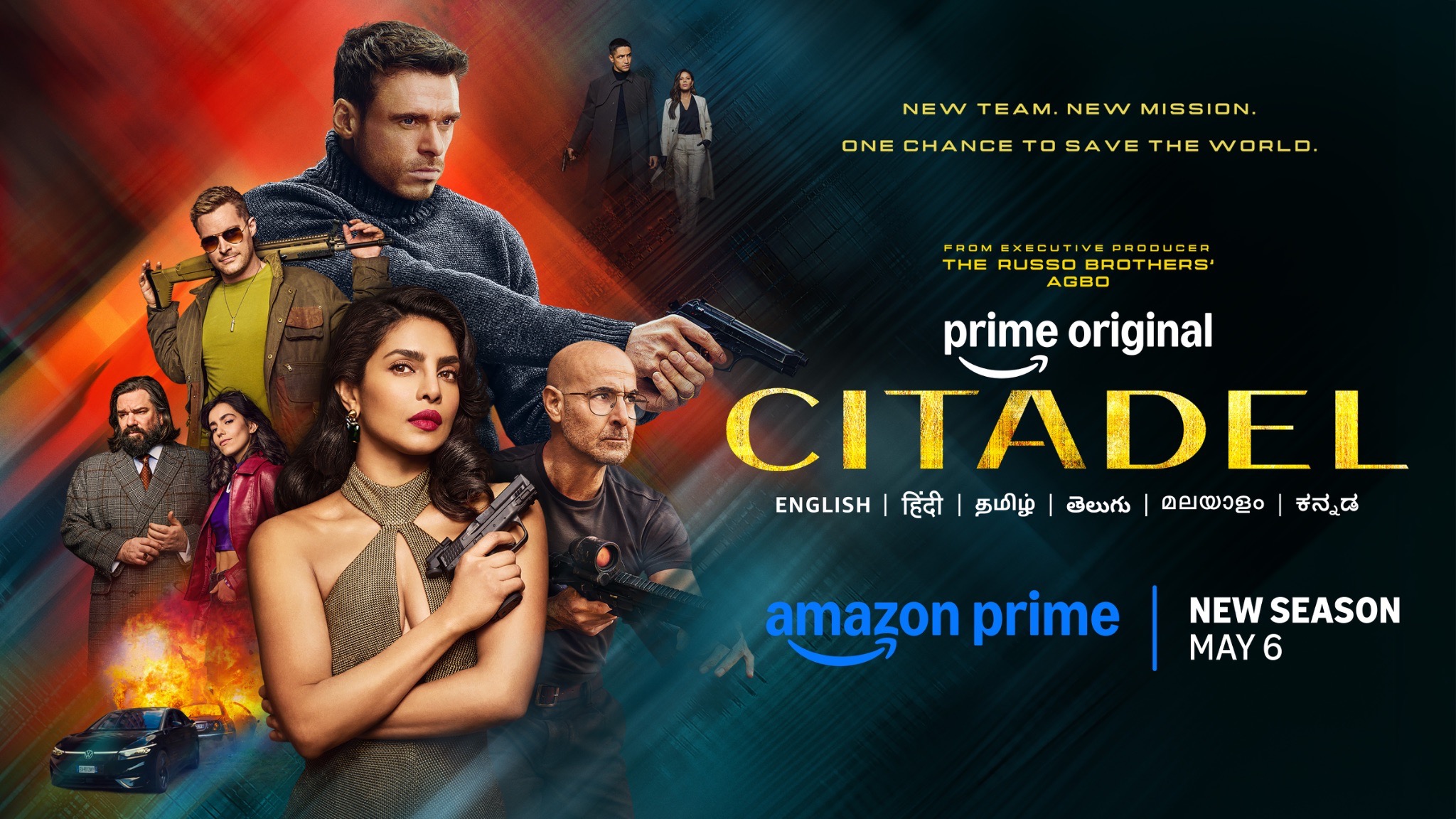 New Team. New Mission.  Prime Video Reveals Premiere Date and Official Trailer for Citadel Season Two