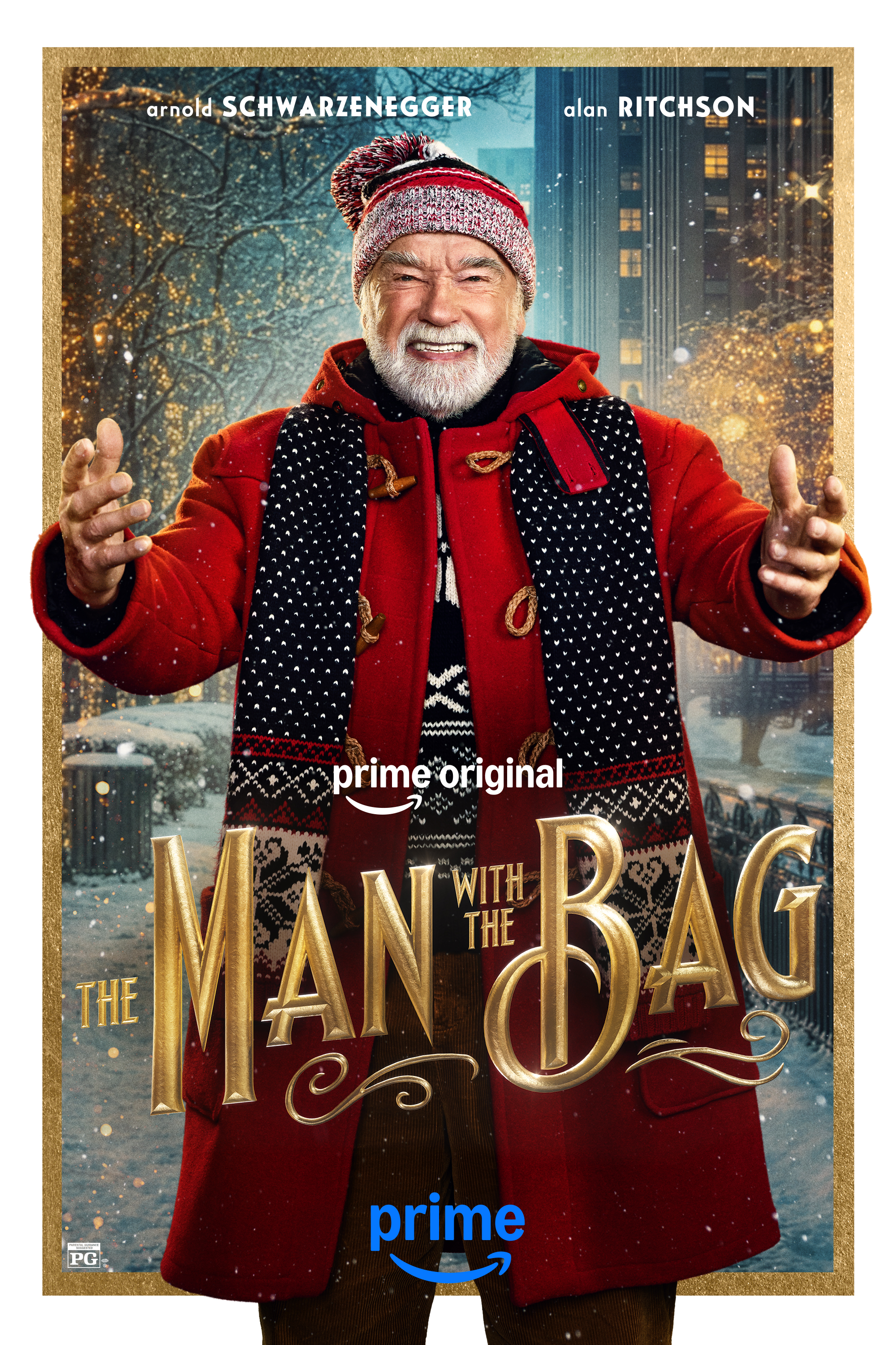 THE MAN WITH A BAG | ARNOLD SCHWARZENEGGER | CHRISTMAS OFFERING | AMAZON MHM STUDIOS | PRIME VIDEO