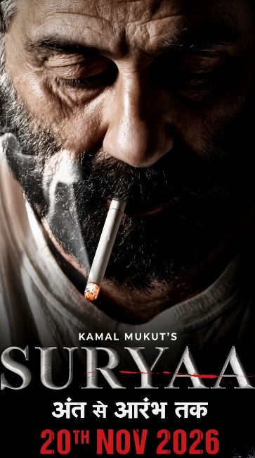 Sunny Deol&rsquo;s Intense New Look Unveiled in &lsquo;Suryaa: Ant Se Aarambh Tak&rsquo;; Crime Thriller to Hit Theatres on November 20