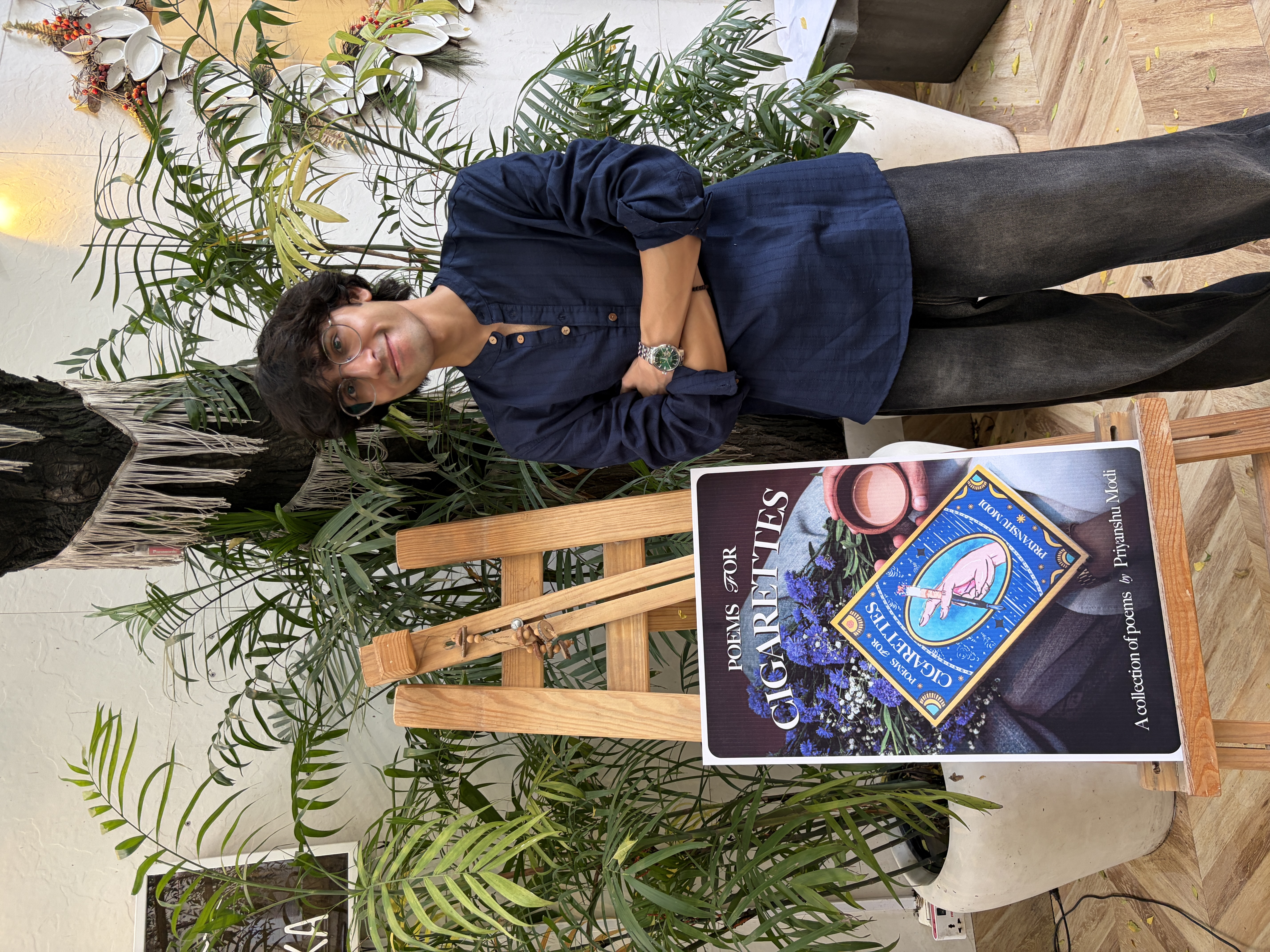 Filmmaker and Writer Priyanshu Modi Launches Debut Poetry Book Poems For Cigarettes at an Event in Delhi