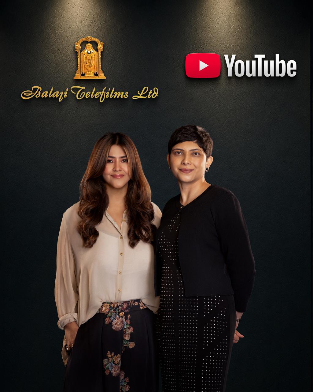 Ekta Kapoor&rsquo;s Balaji Telefilms Ltd partners with YouTube to launch 5 exclusive premium shows, shaping the next chapter of digital storytelling