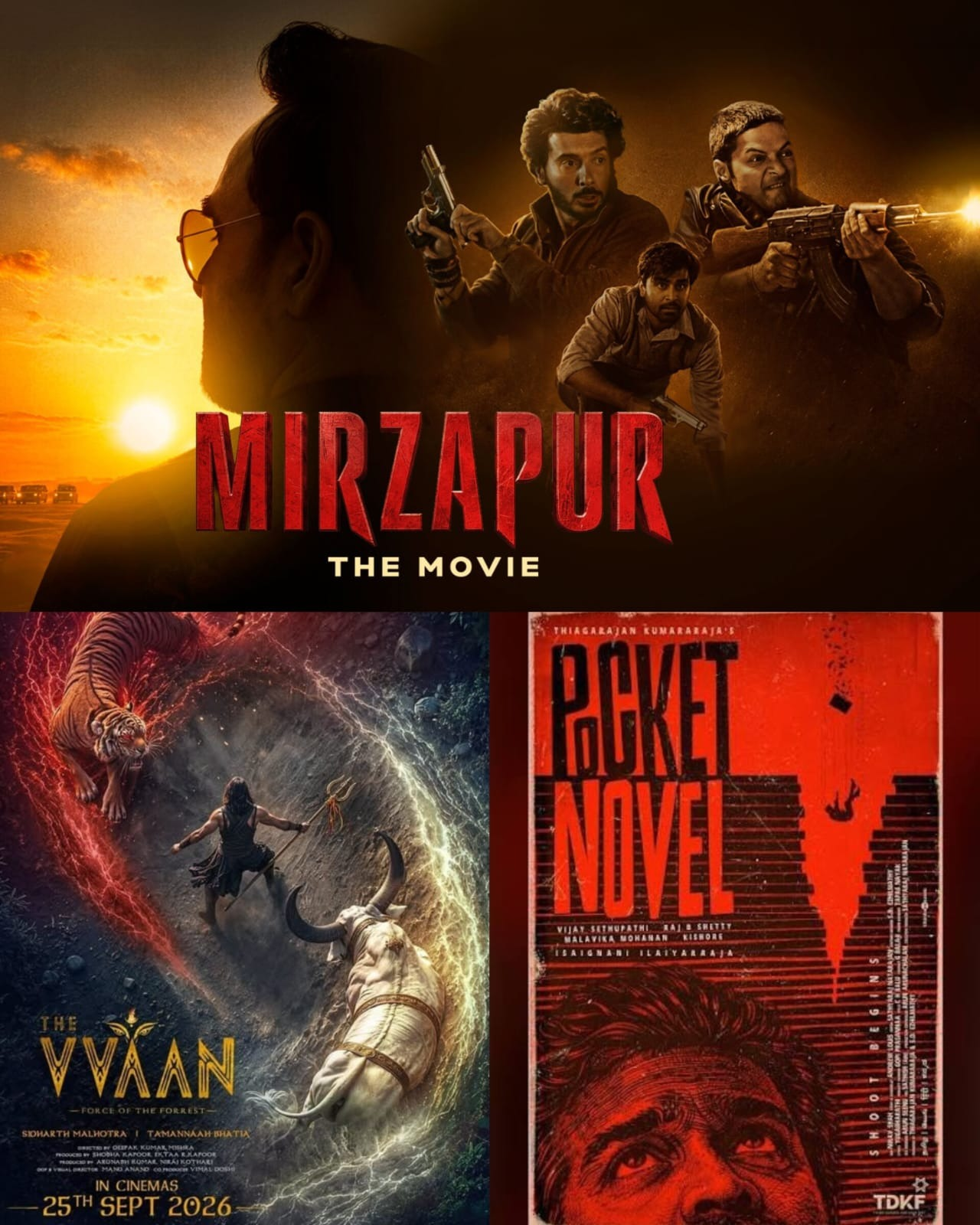 Mirzapur: The Movie to The Vvaan: Force of the Forrest: Upcoming Films Releasing in September 2026