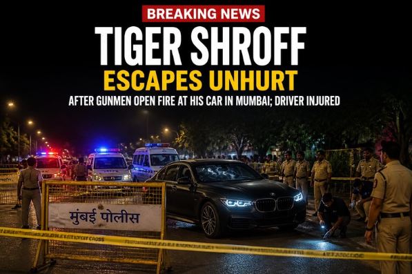 Tiger Shroff Escapes Unhurt After Gunmen Open Fire at His Car in Mumbai; Driver Injured
