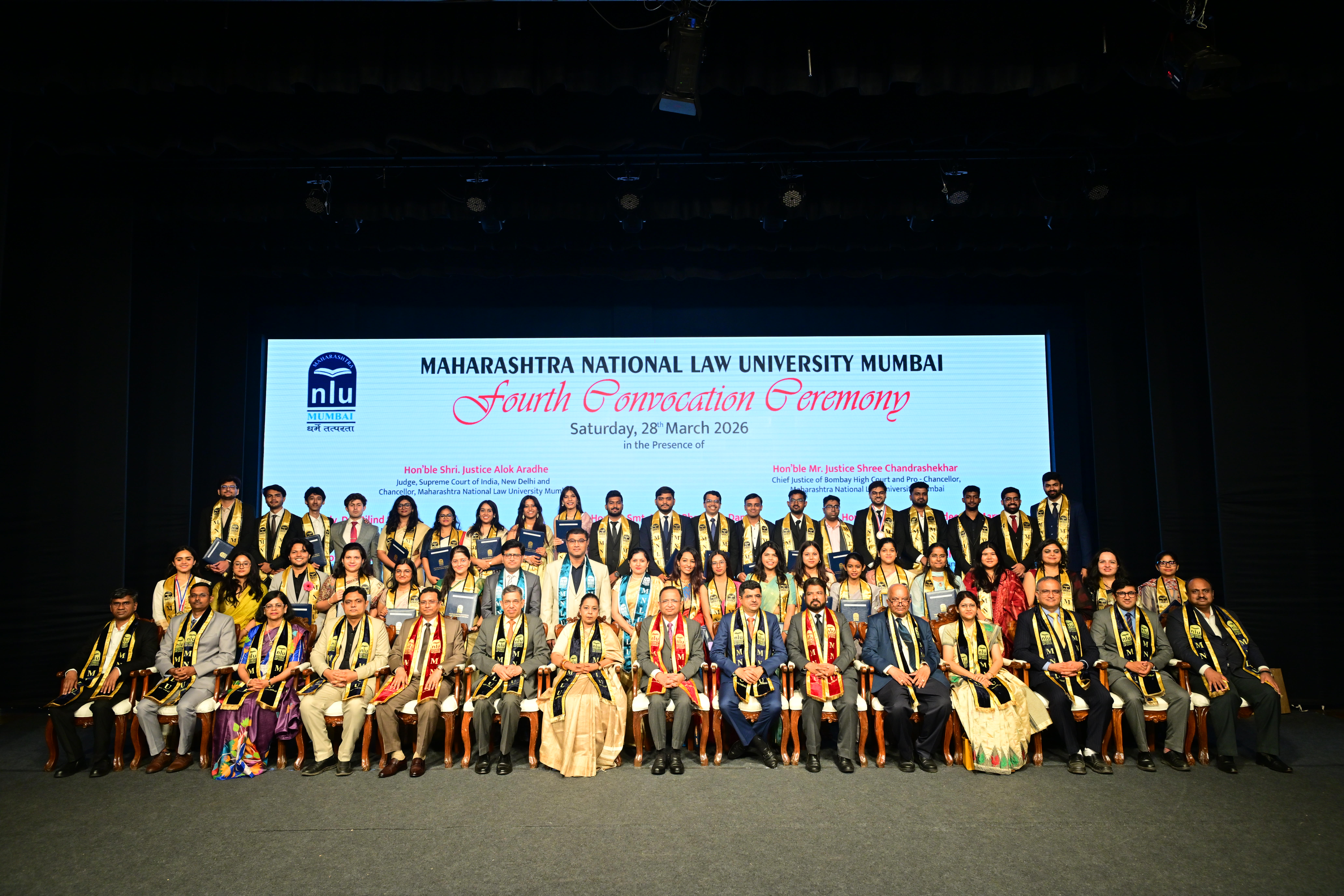 4th MNLU Mumbai Convocation Celebrates Academic Excellence