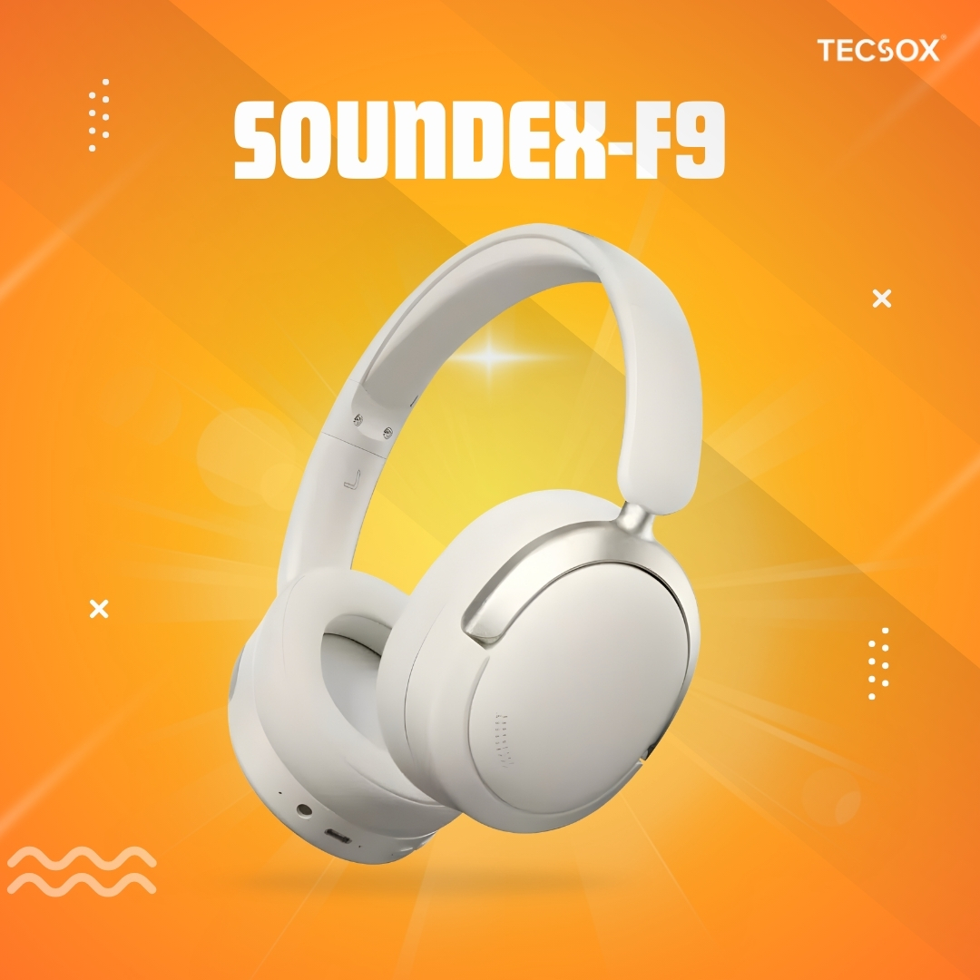 TecSox Launches Soundex-F9 Wireless Headphones at just INR 999 with 20 Hours Playtime & ENC Calling