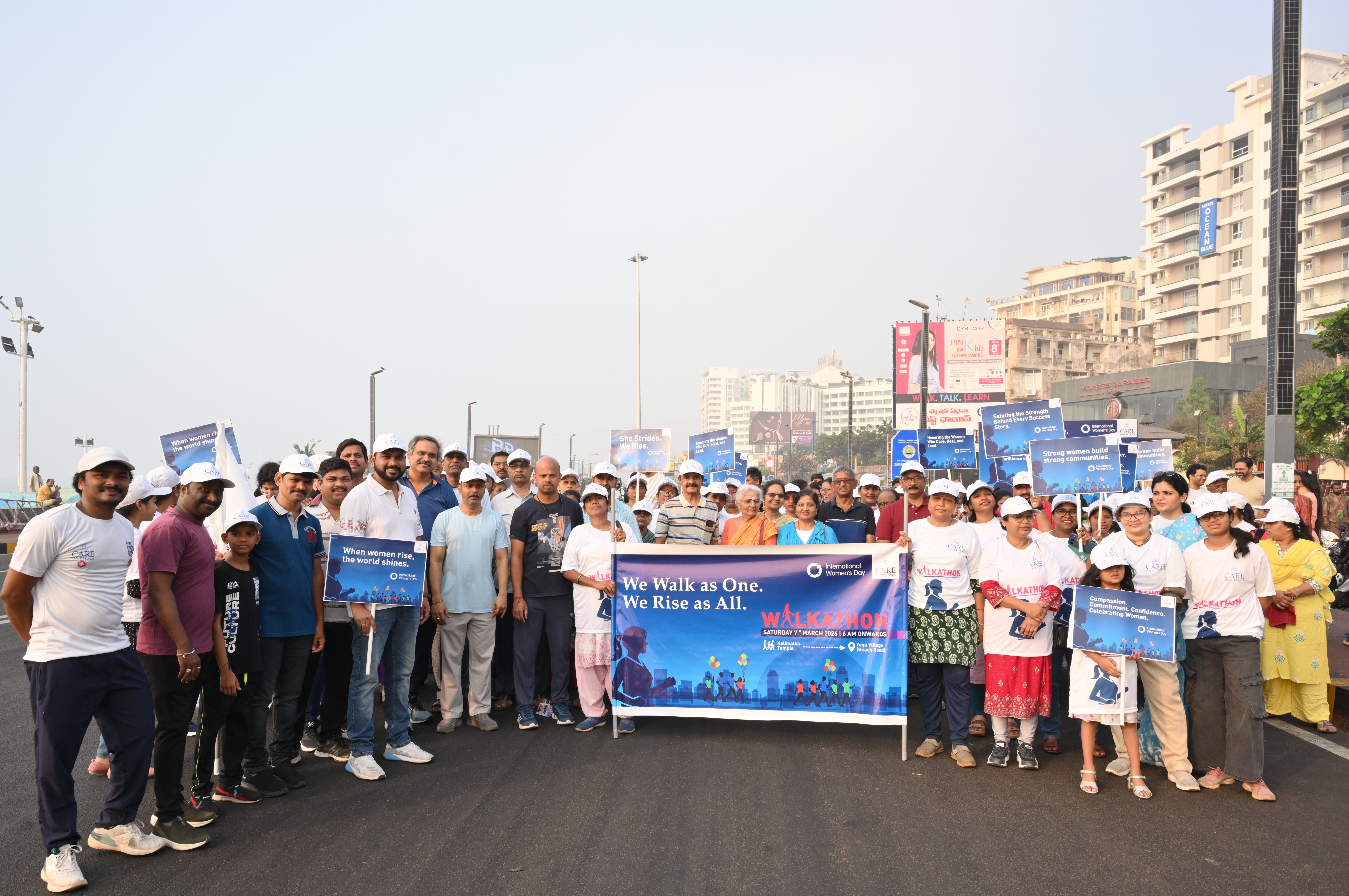 CARE Hospitals, Visakhapatnam Organises Walkathon to Celebrate International Women&rsquo;s Day