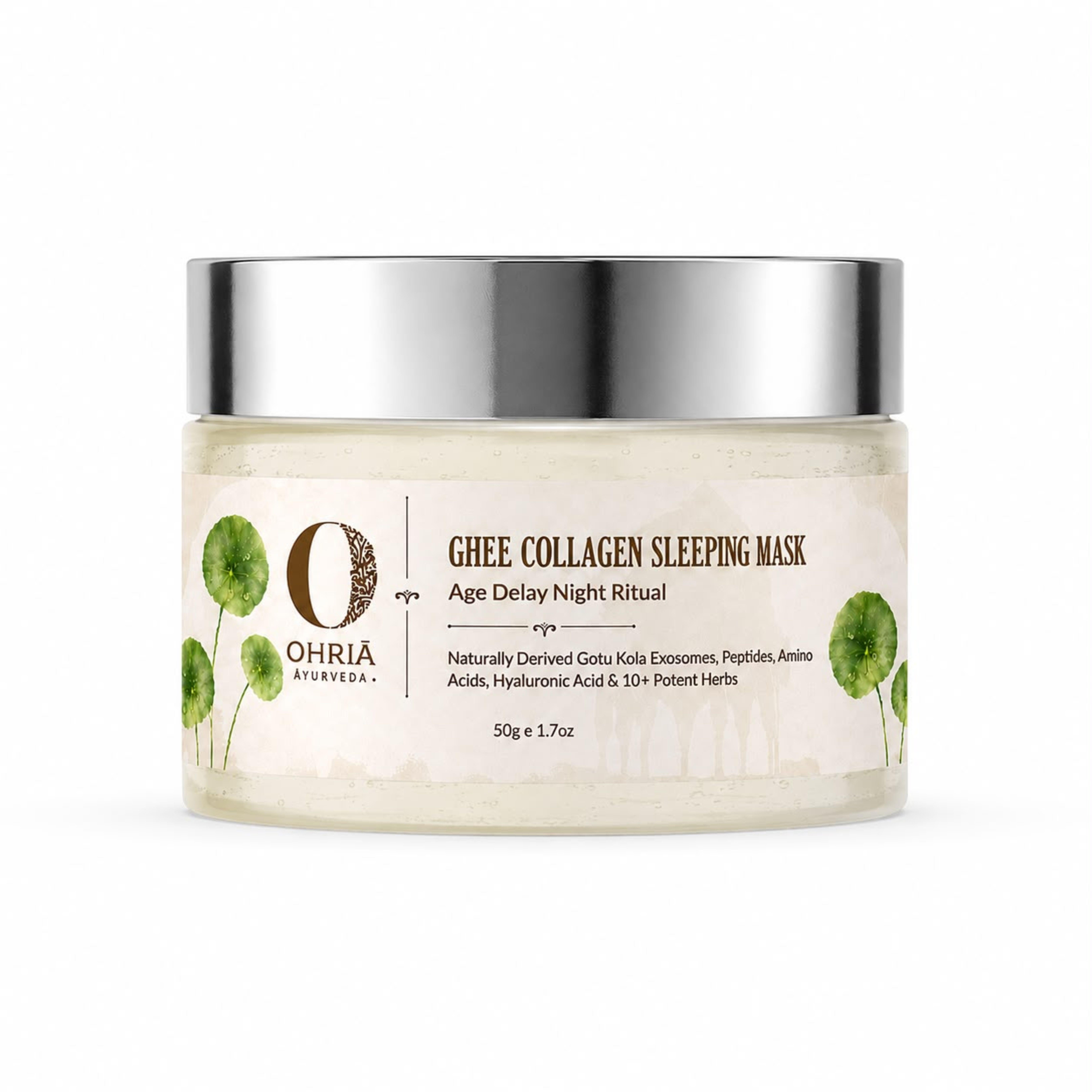 New Launch: OHRIA AYURVEDA's India's First Ghee Collagen Sleeping Mask