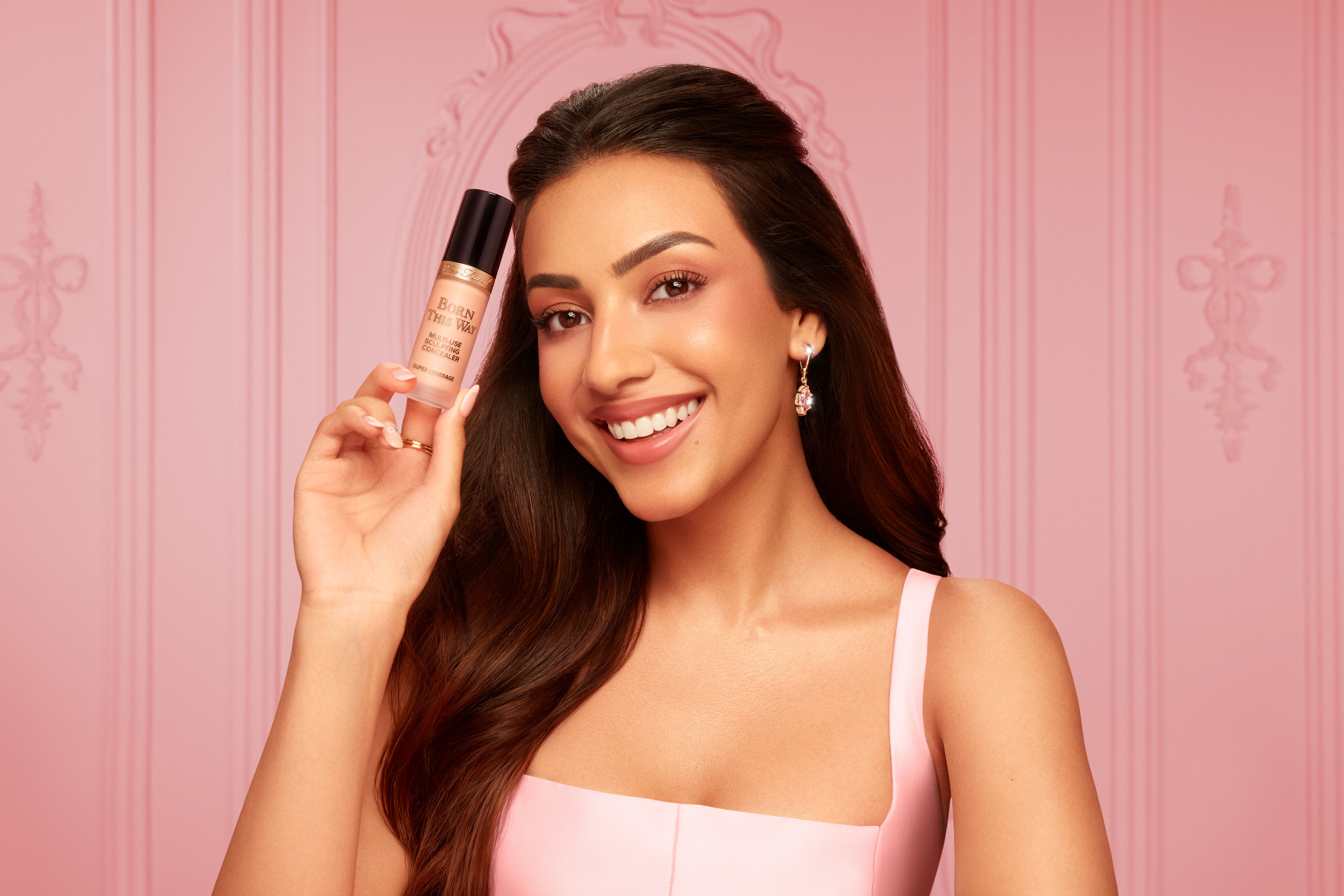 Too Faced India unveils its latest campaign for the Born This Way Super Coverage Multi-Use Sculpting Concealer, featuring actress Sahher Bambba