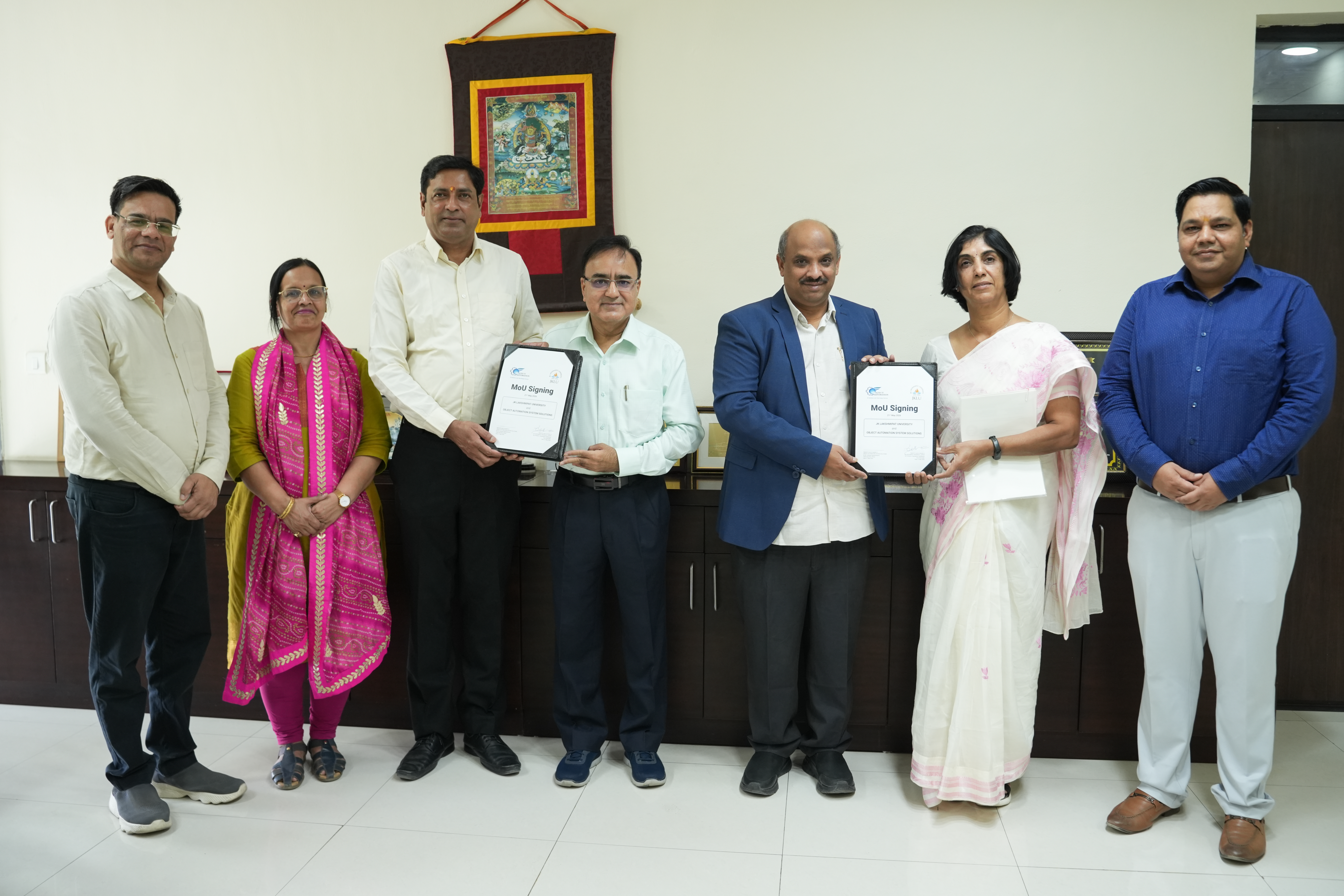 JKLU Signs MoU with Object Automation System Solutions to Strengthen Industry-Academia Collaboration