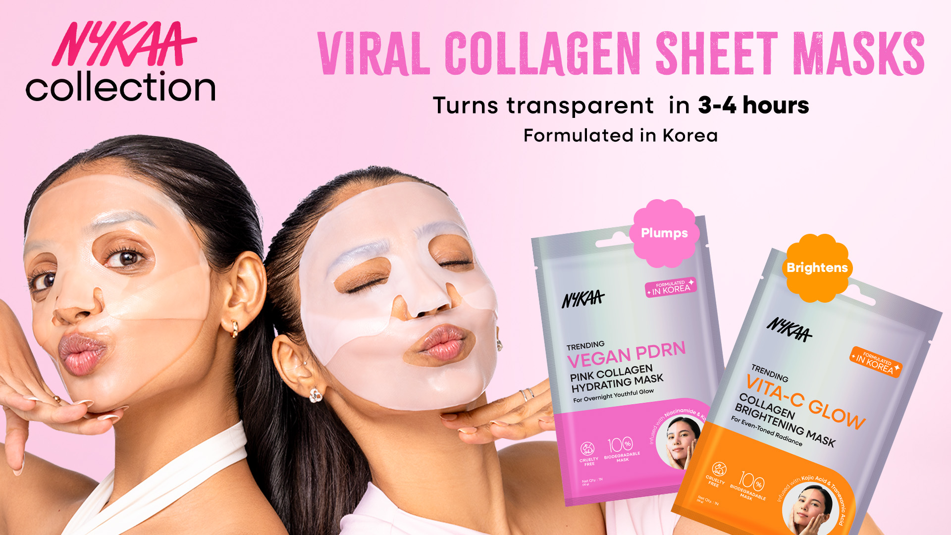New Launch Alert- ​Skin Reset Incoming: Nykaa Collection Expands its Viral Collagen Sheet Mask Line-Up