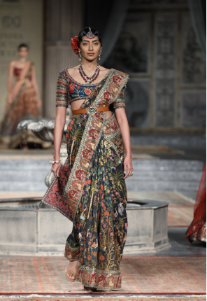Saree Gets a Modern Makeover as Belted Drapes Become a Fashion Favourite