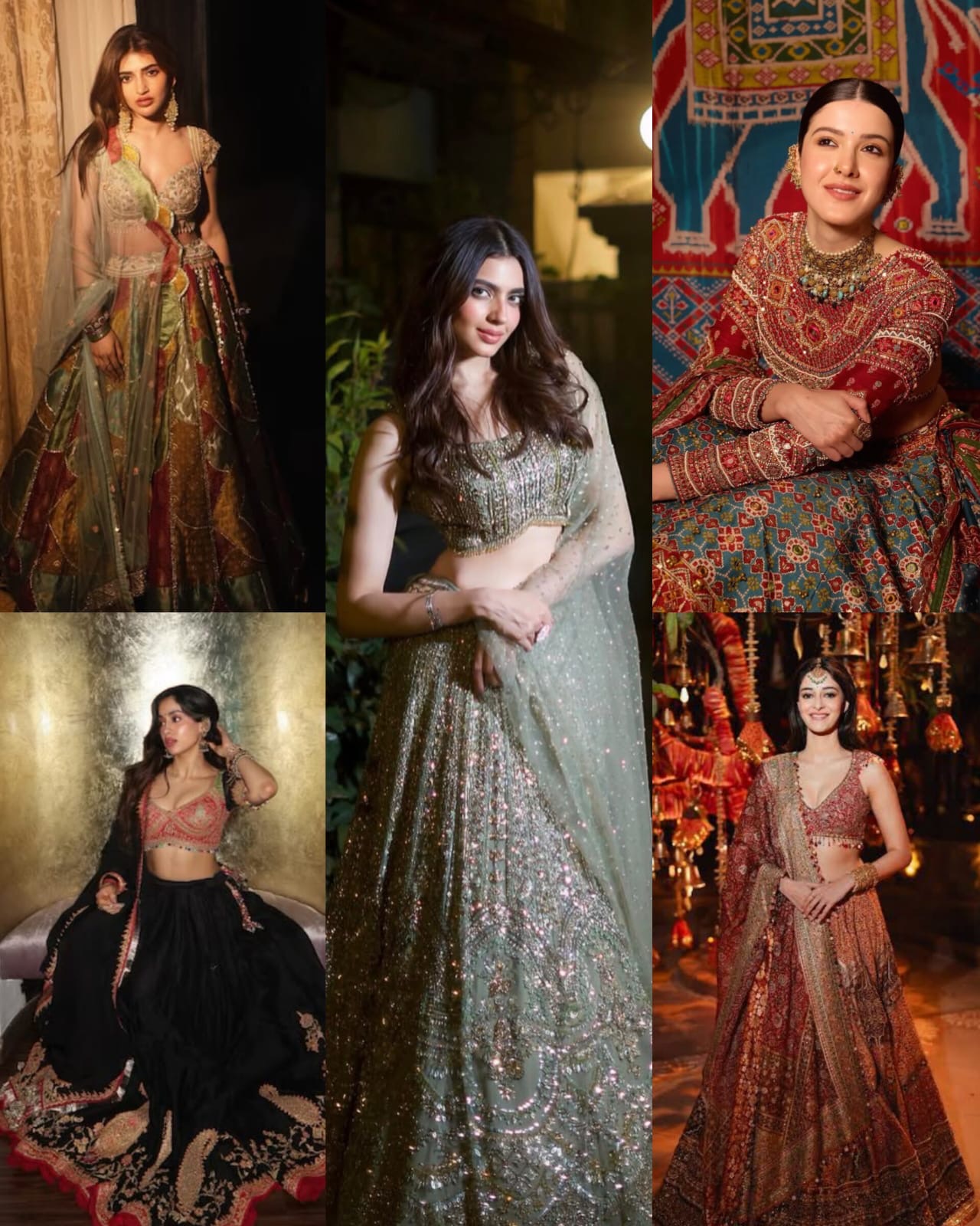 *From Ananya Panday to Kashika Kapoor to Janhvi Kapoor - 5 OG Bollywood Beauties Who Will Give You the Perfect Garba Looks You Need This Navratri*