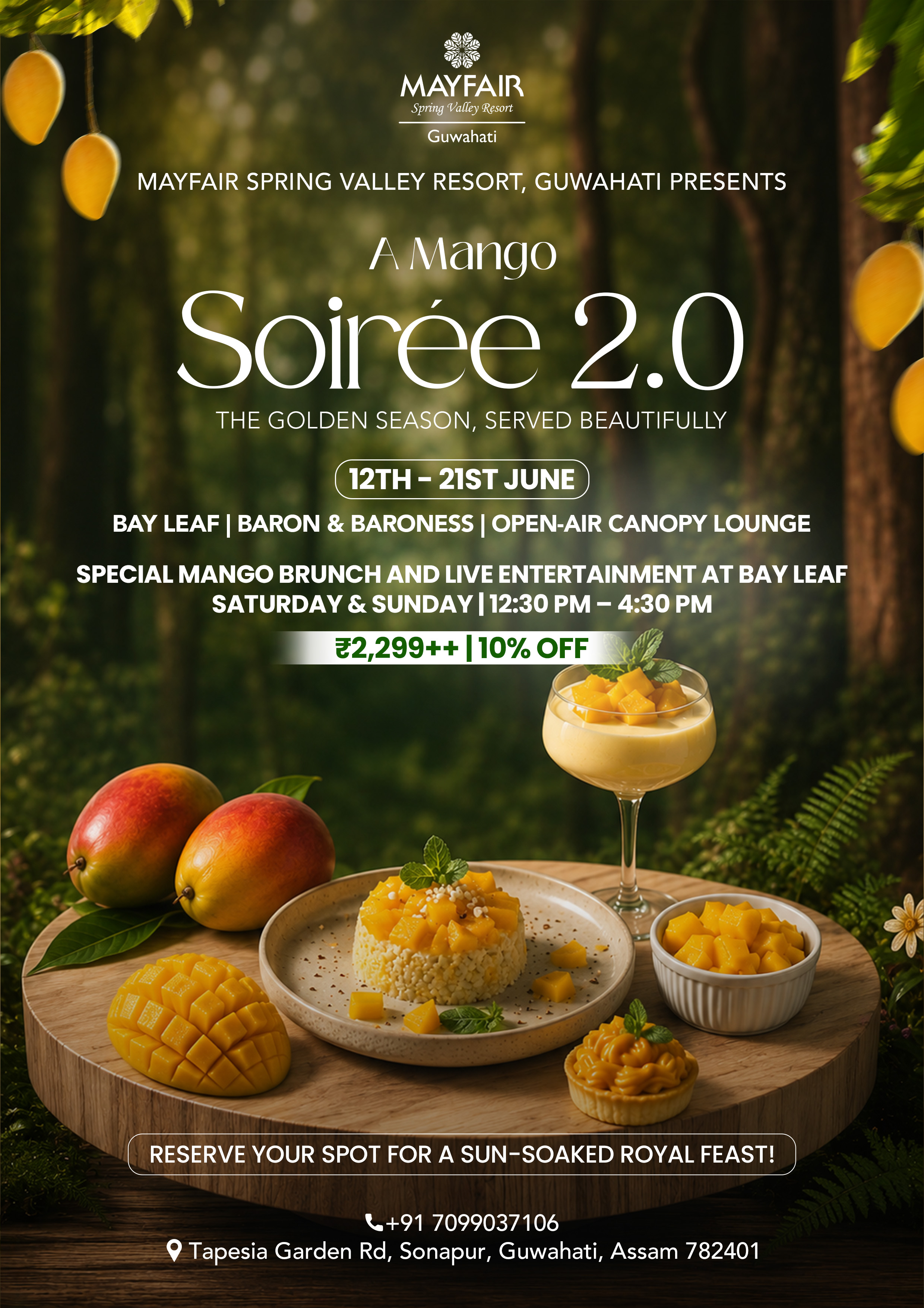MAYFAIR Spring Valley Resort, Guwahati Celebrates the Spirit of Summer with the Grand Launch of ‘A Mango Soirée 2.0’